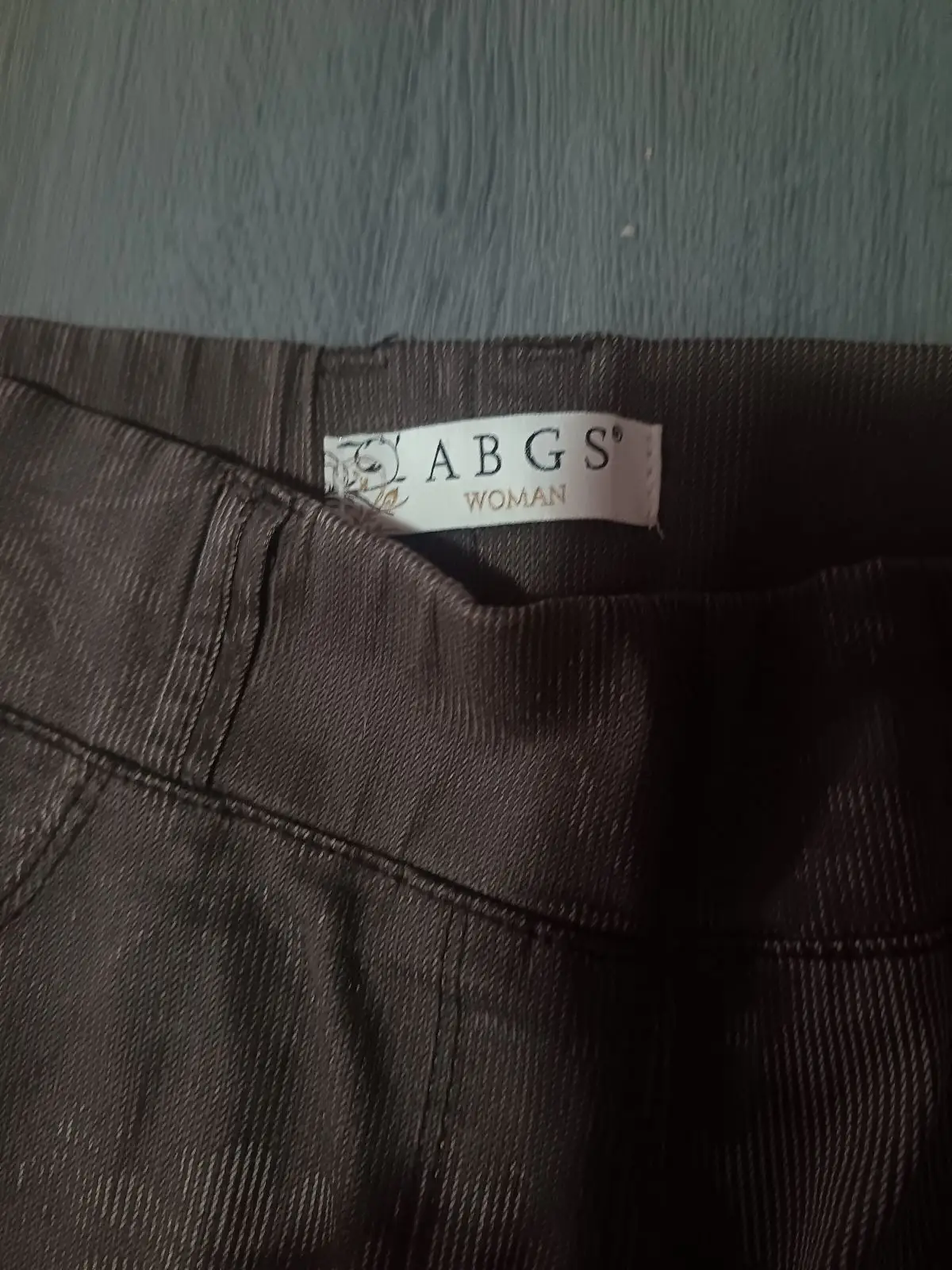 ABGS Dark Floral Patterned Trousers Size 44