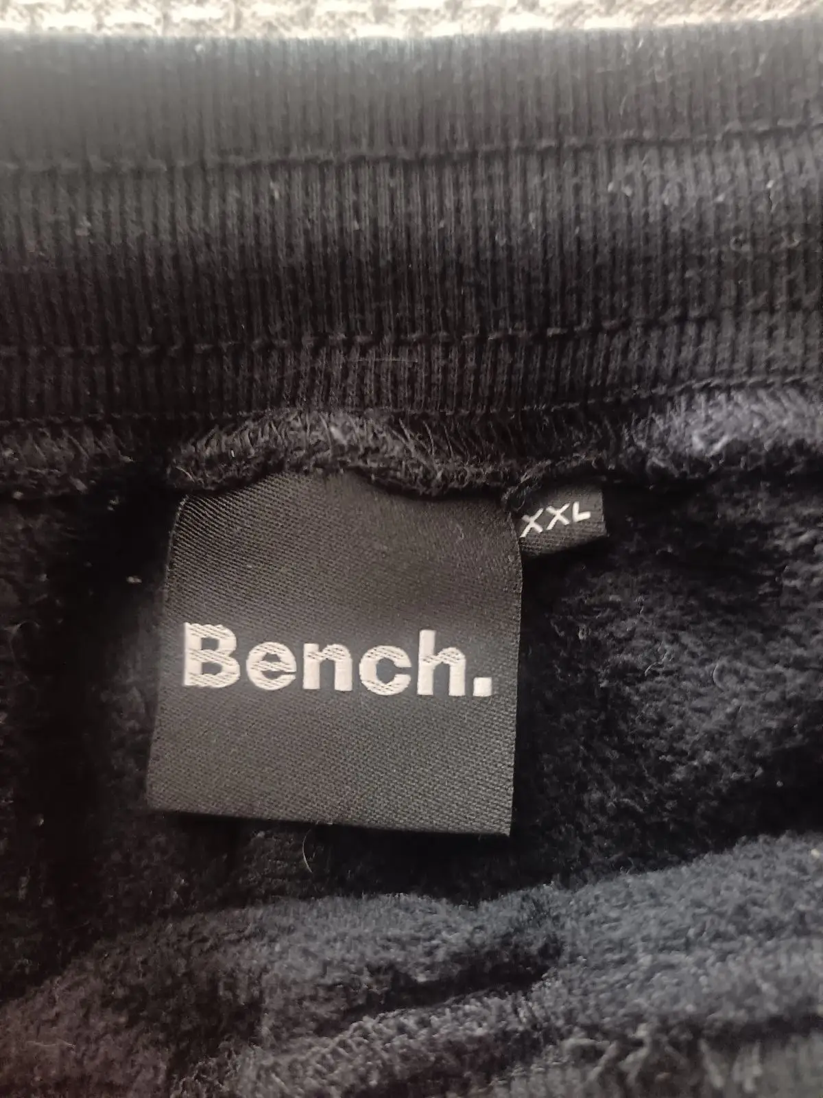 Bench Black Sweatshorts with Logo Print