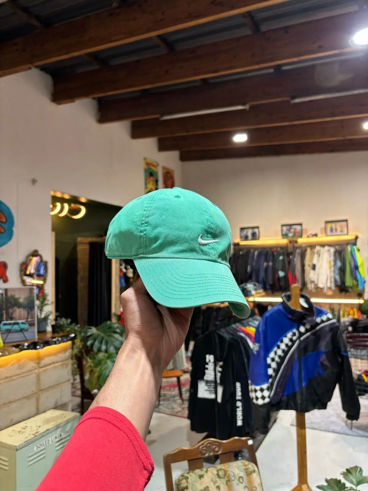 Nike Green Cotton Cap