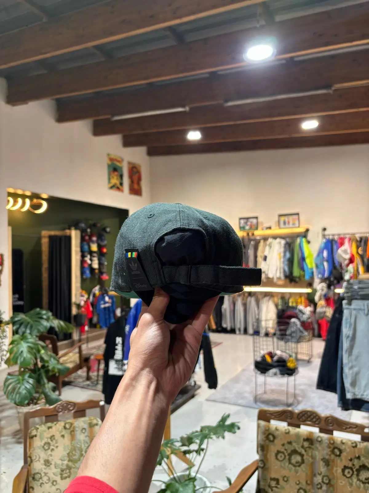 Dark Green Baseball Cap with Embroidered Patch