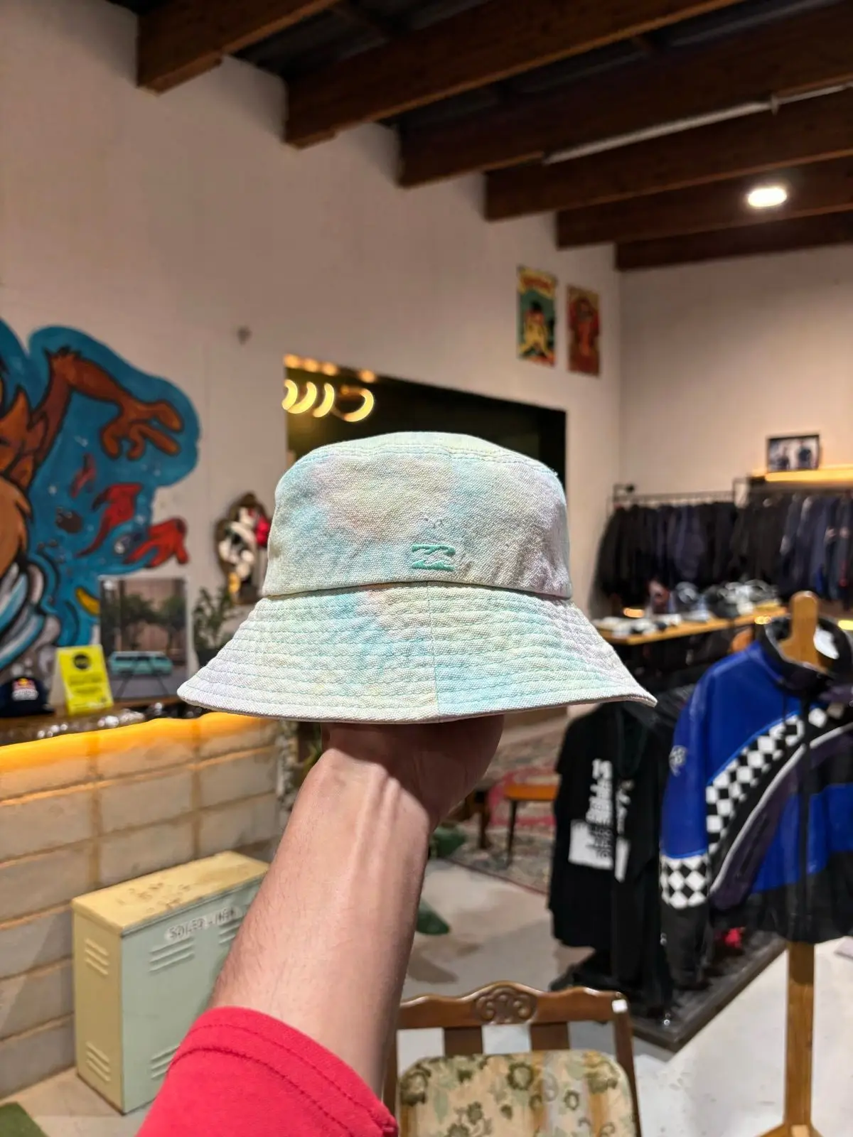 Billabong Pastel Tie-Dye Bucket Hat