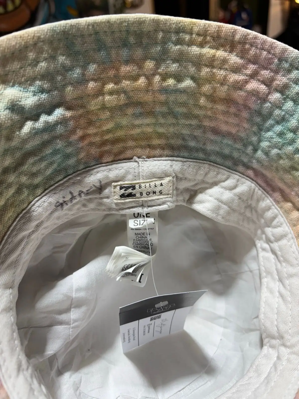 Billabong Pastel Tie-Dye Bucket Hat