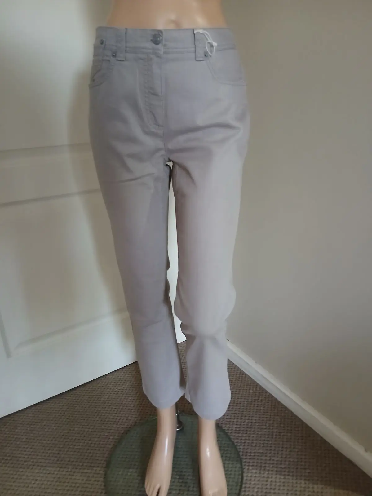 Grey Casual Trousers Size 10