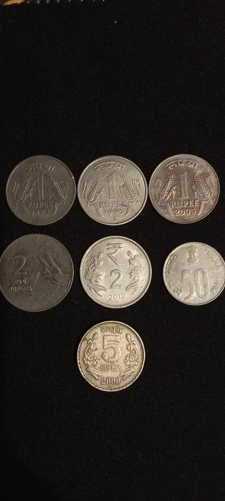 Indian 1 Rupee Coin 1994