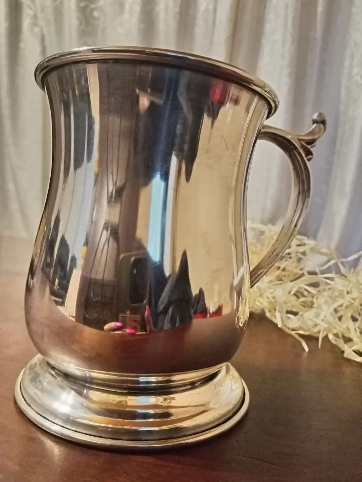Vintage Silver-Plated Tankard Mug