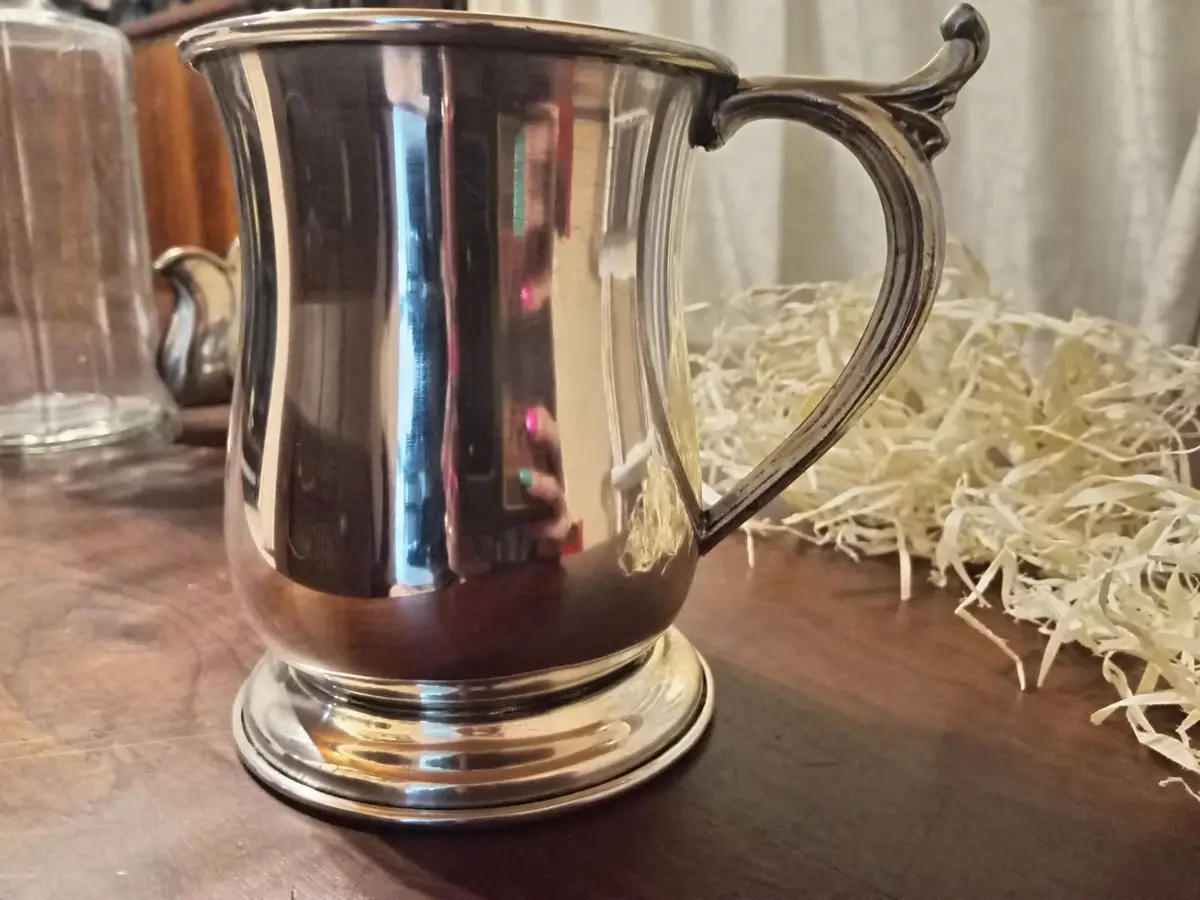 Vintage Silver-Plated Tankard Mug