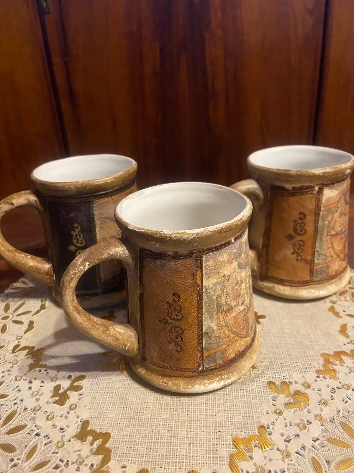 Vintage Map Design Ceramic Mug