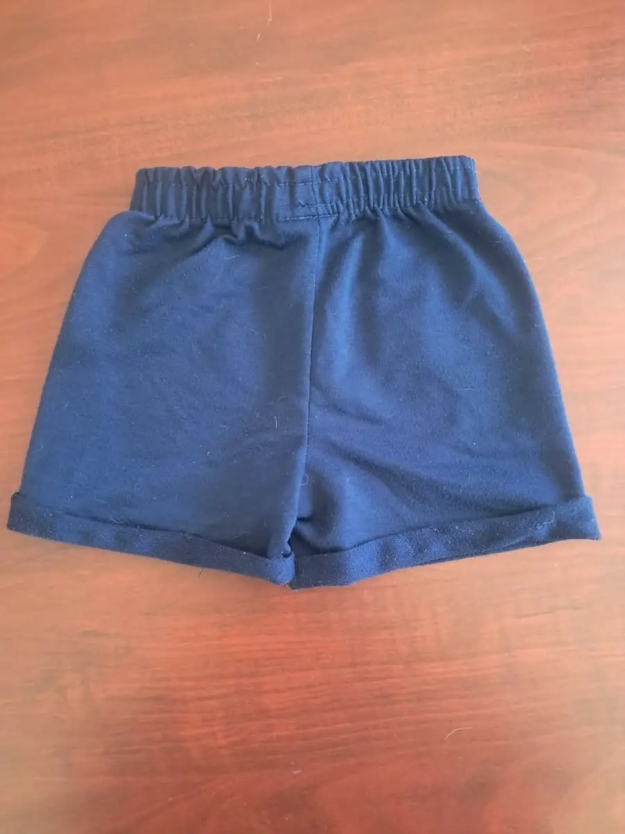 Boys Navy Shorts – 12–18 Months