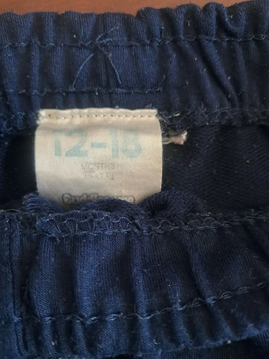 Boys Navy Shorts – 12–18 Months