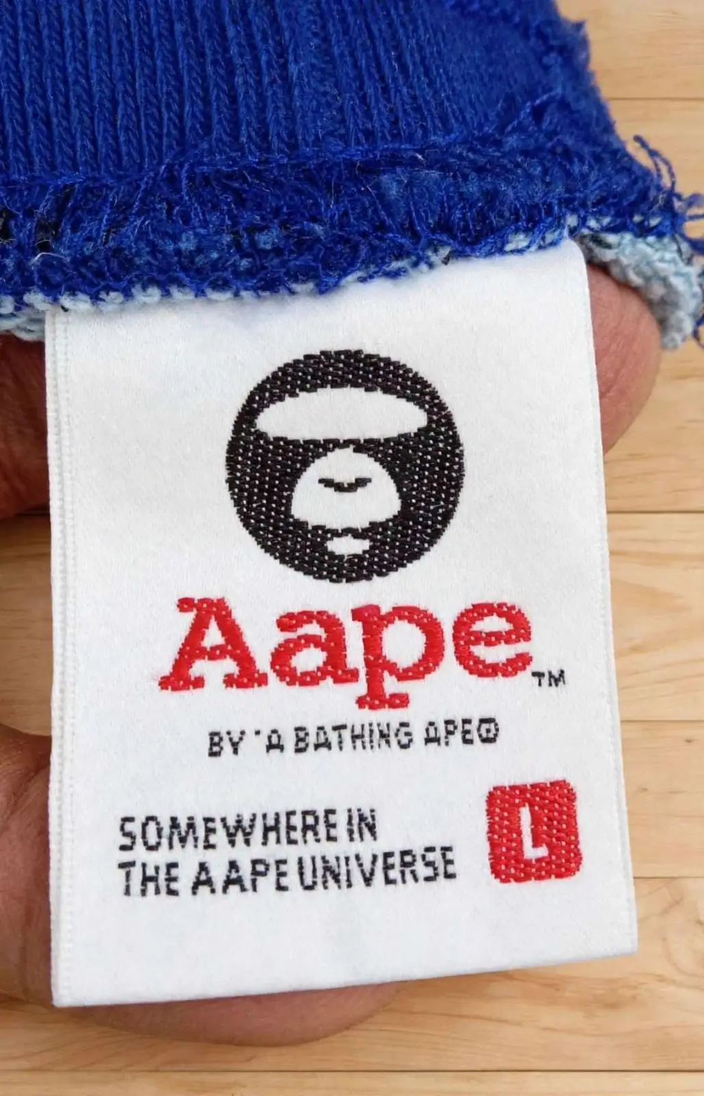 Aape By A Bathing Ape Blue Camo Sweatpants