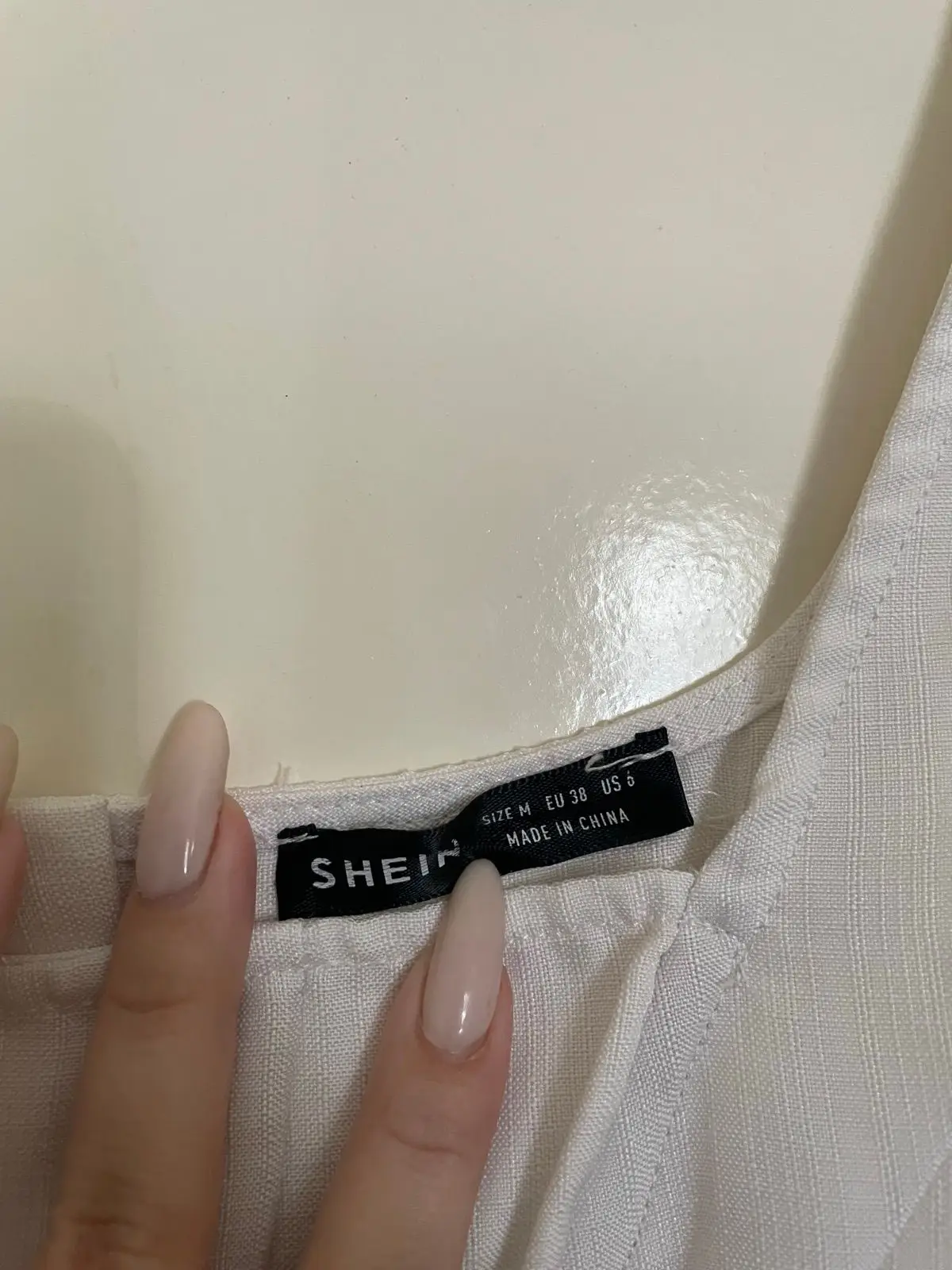 Shein White Corset Crop Top
