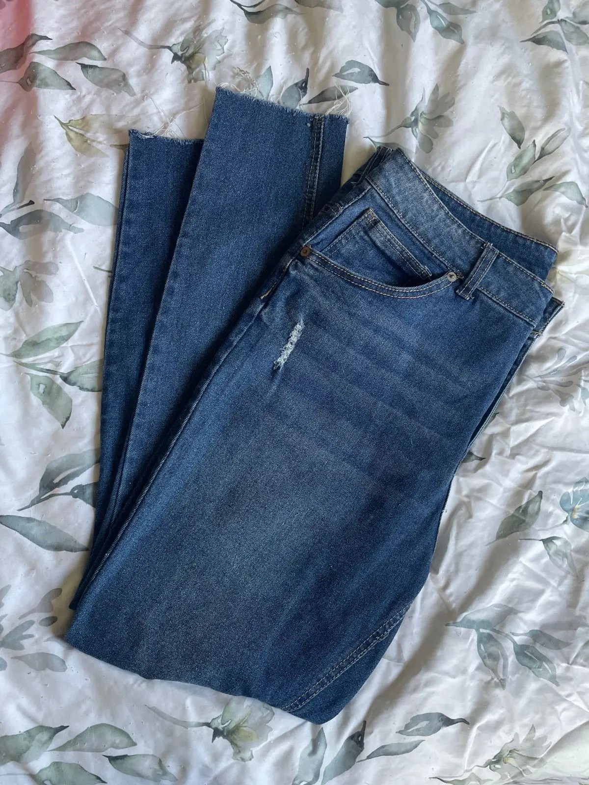 Mr Price Blue Distressed Skinny Jeans Size 36