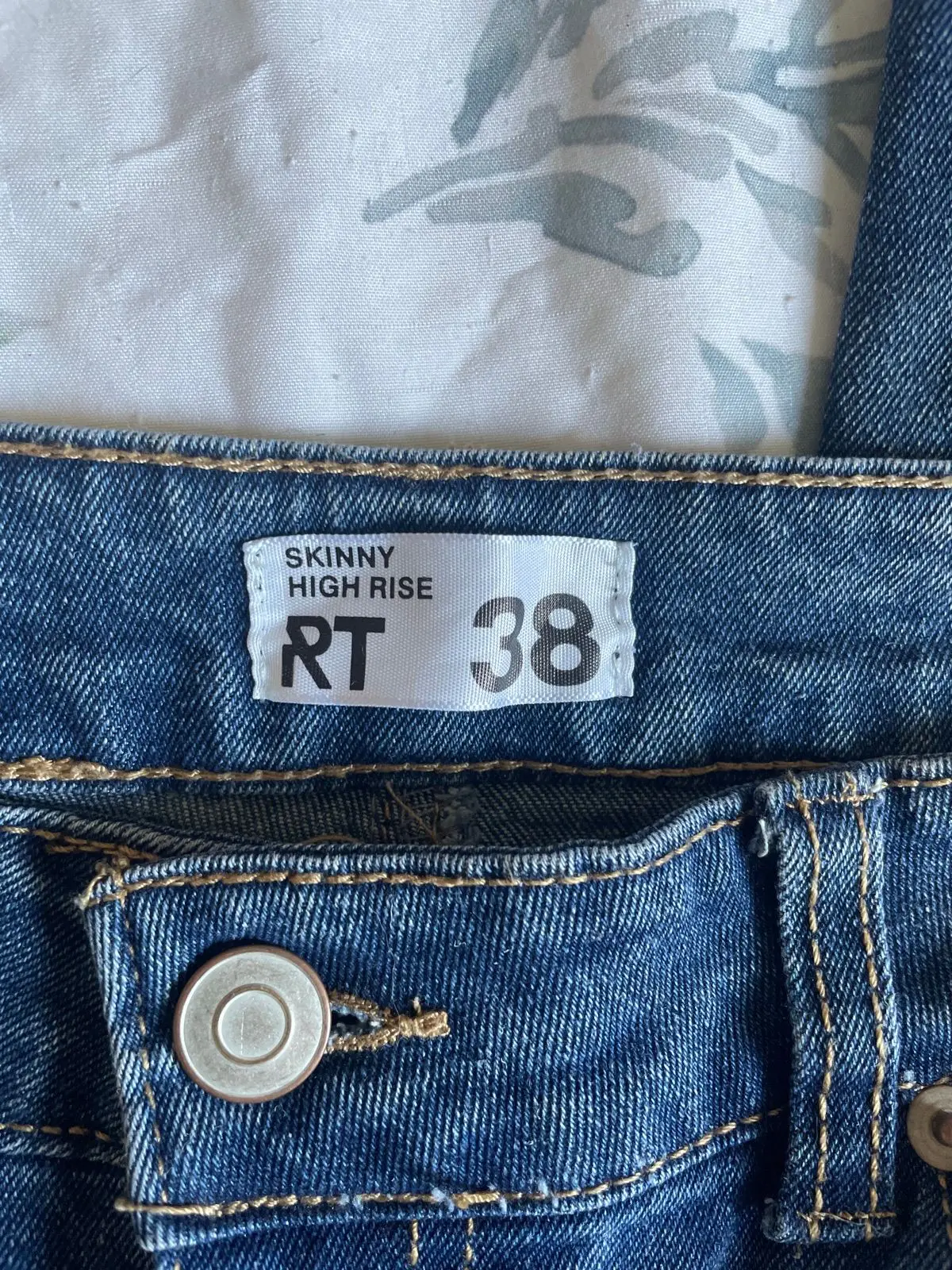 Mr Price Blue Distressed Skinny Jeans Size 36