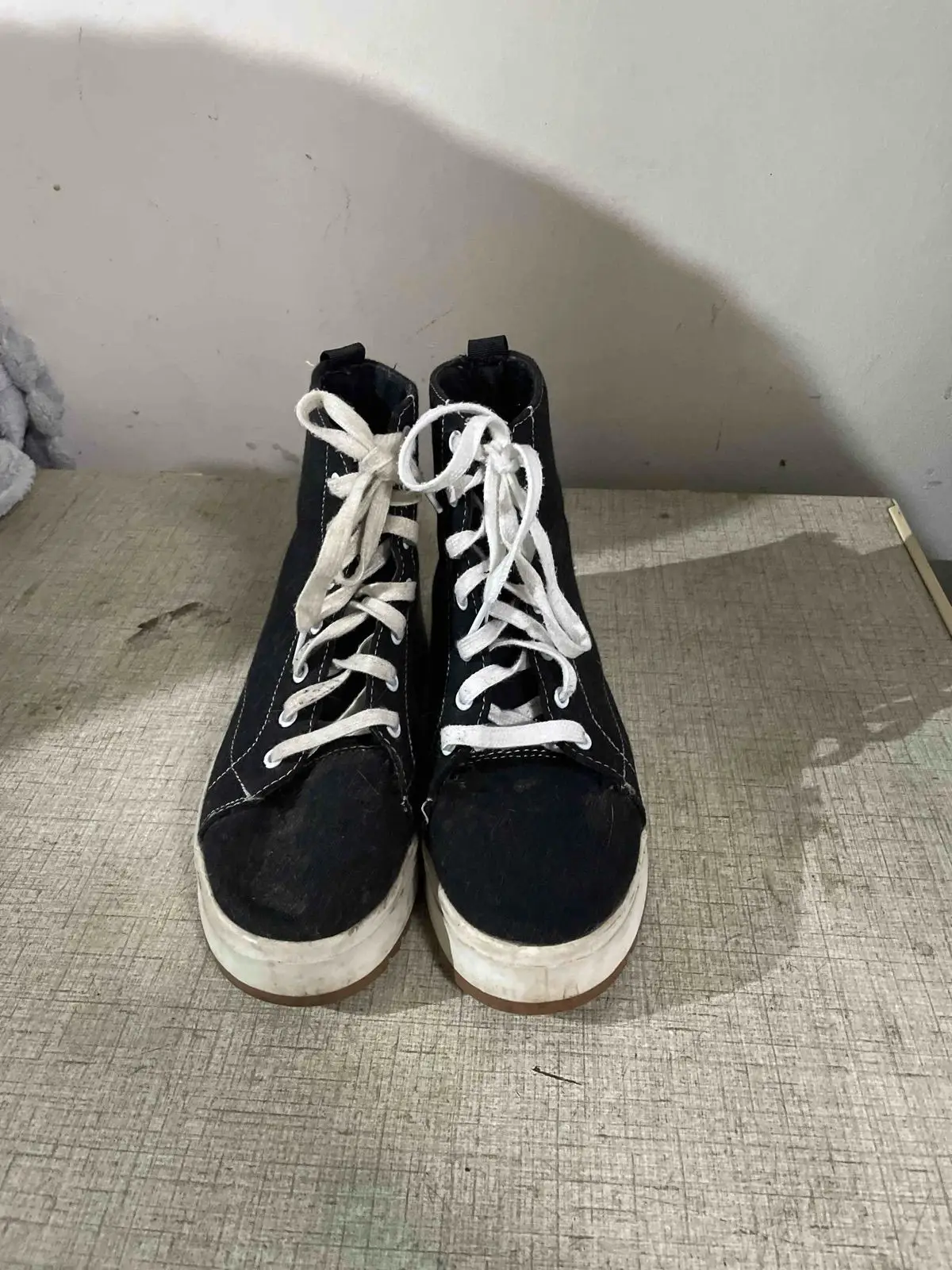 Mr Price Black Platform High-Top Sneakers