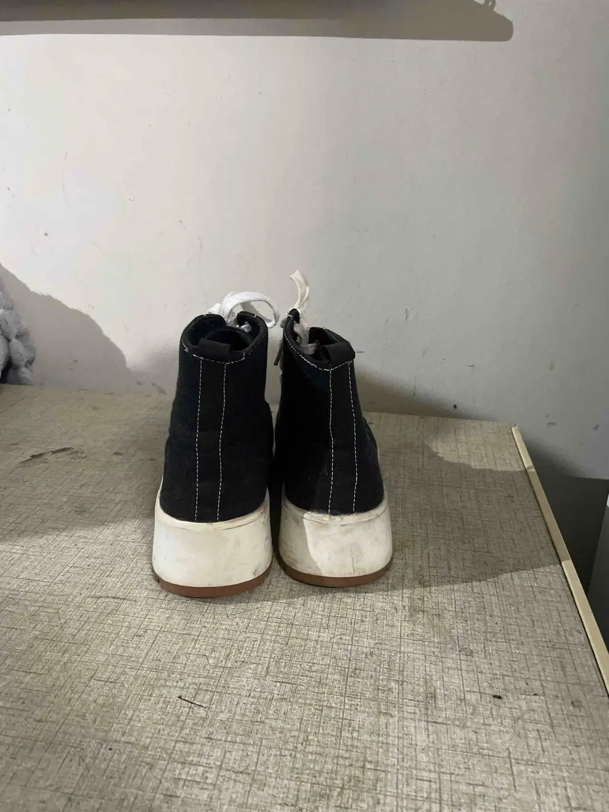 Mr Price Black Platform High-Top Sneakers