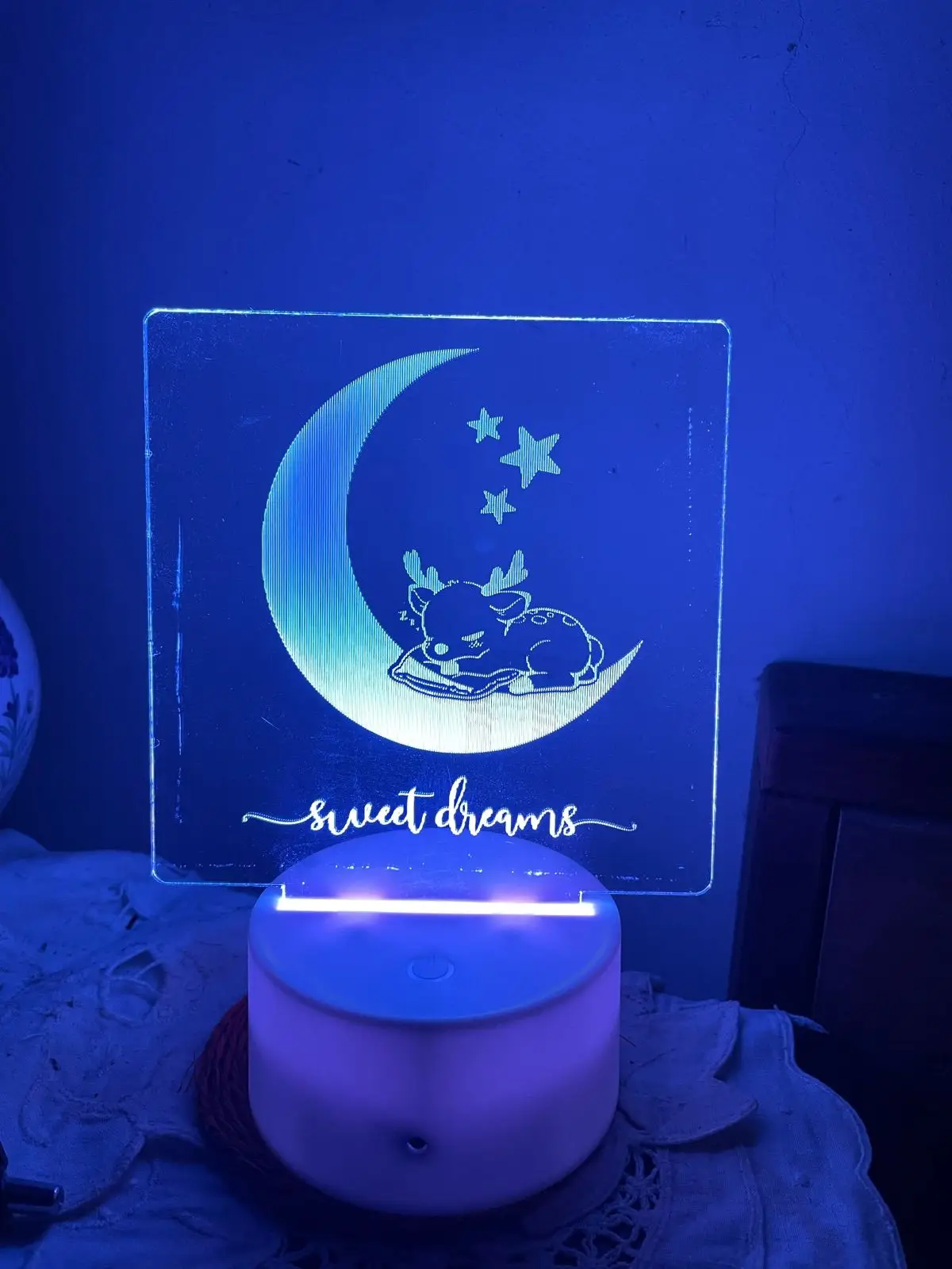 LED Acrylic Sweet Dreams Night Light