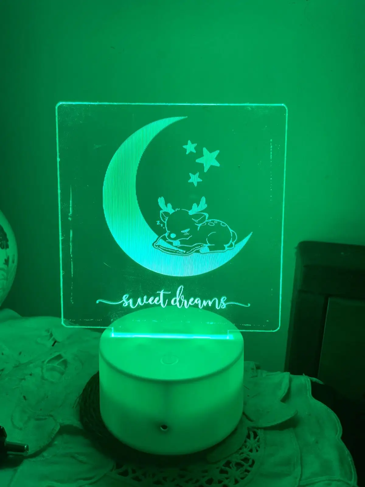 LED Acrylic Sweet Dreams Night Light