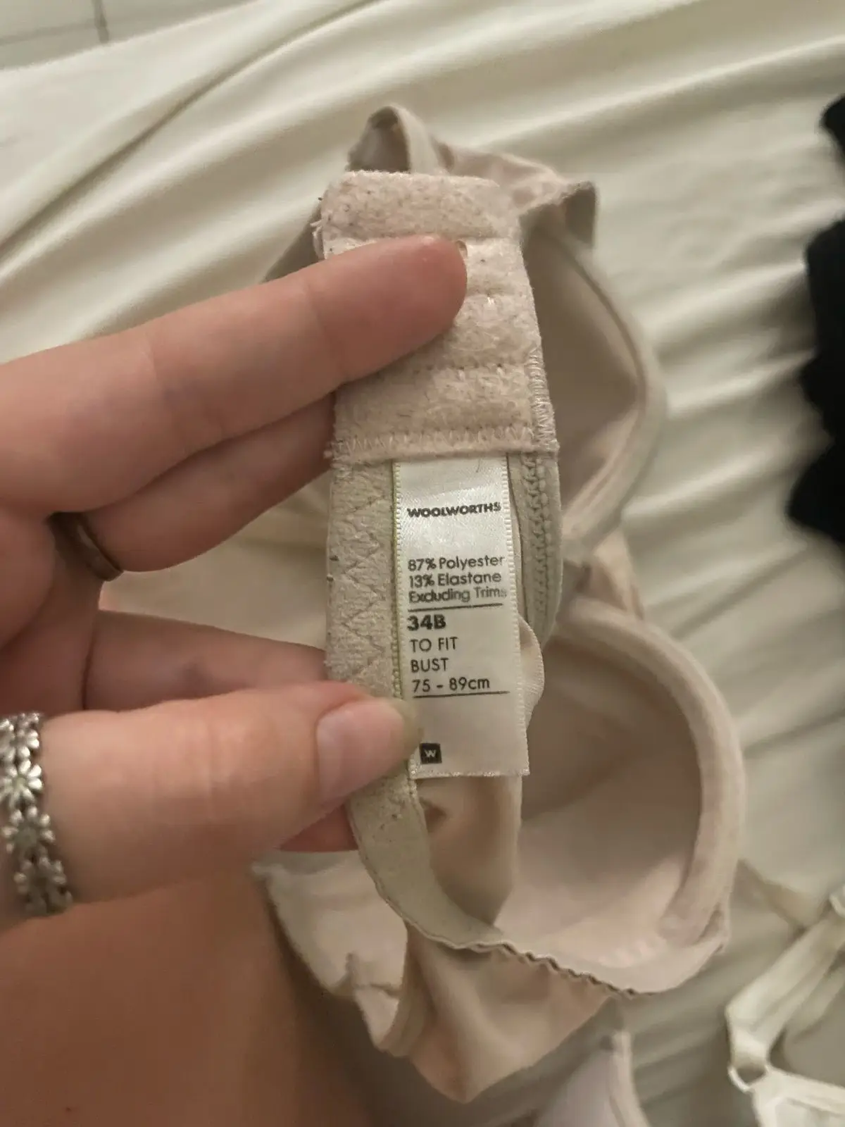 Woolworths Nude Padded Bra Size 34