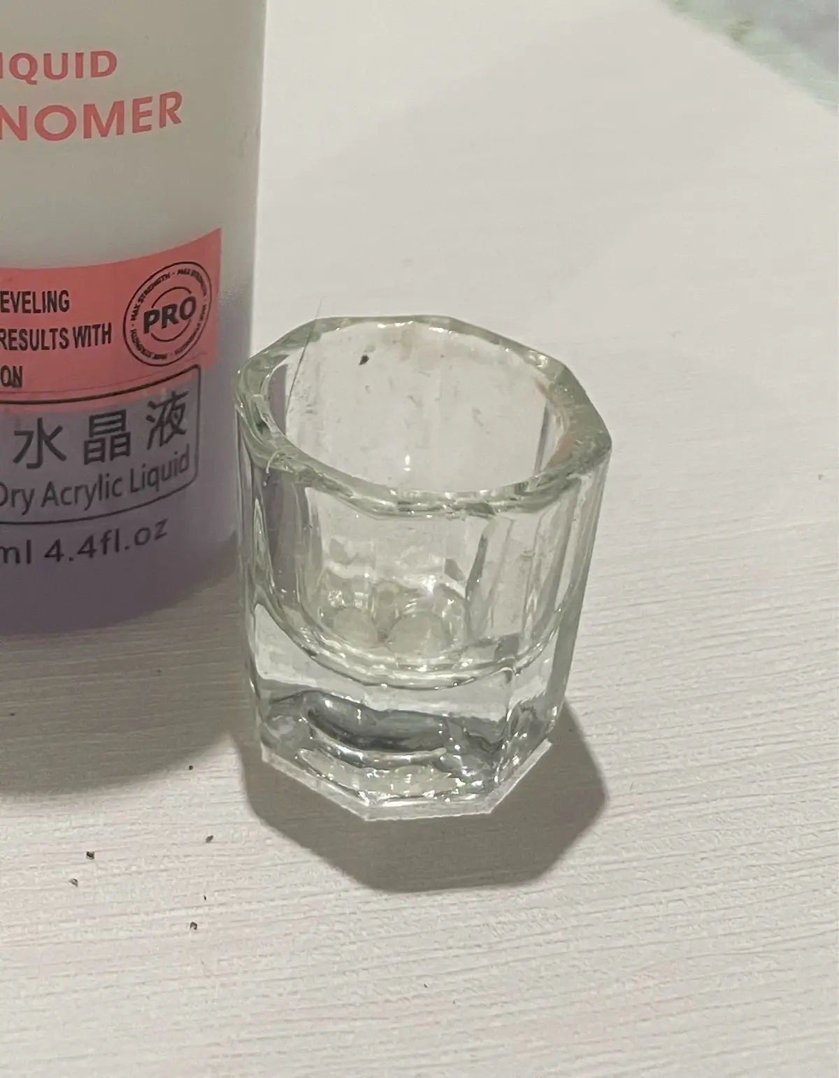 Glass Dappen Dish for Acrylic Nails
