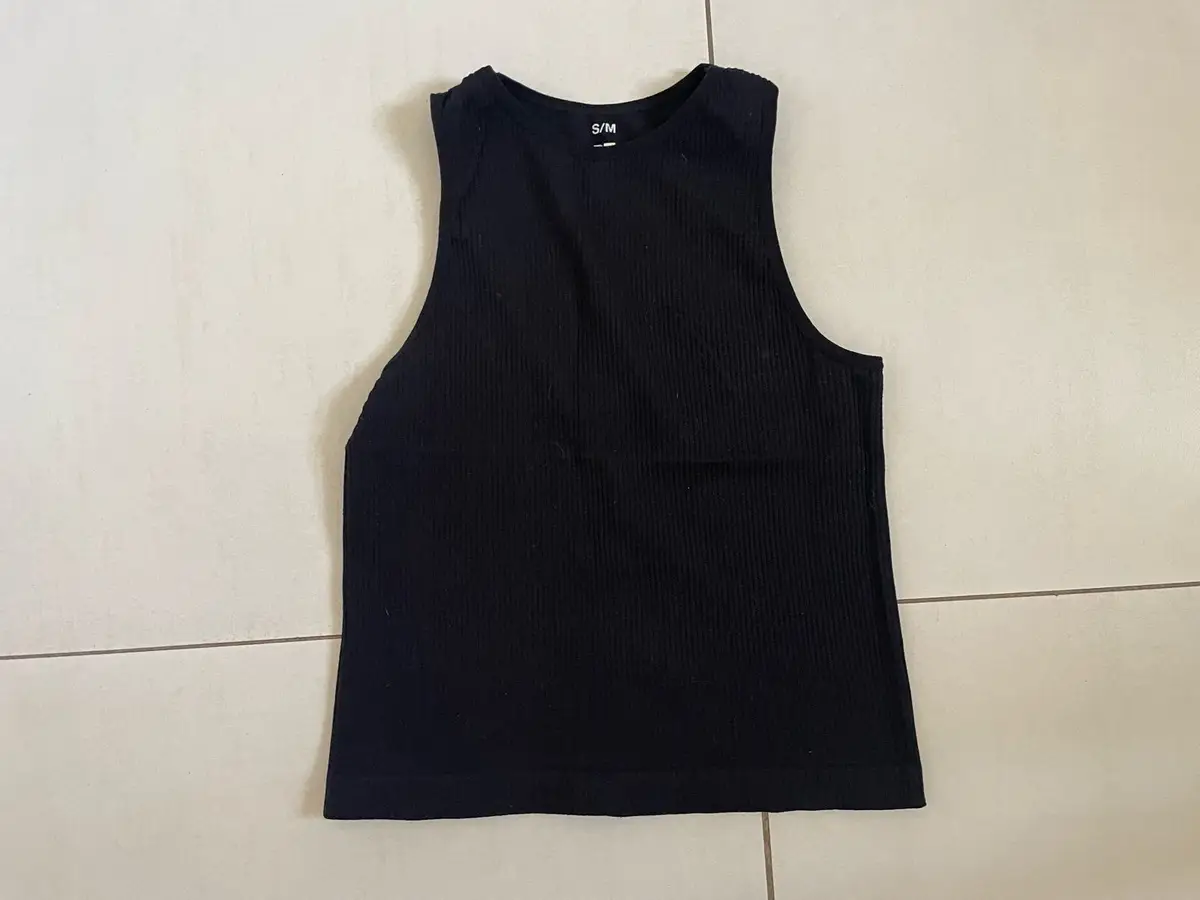 Mr Price Black Ribbed Tank Top