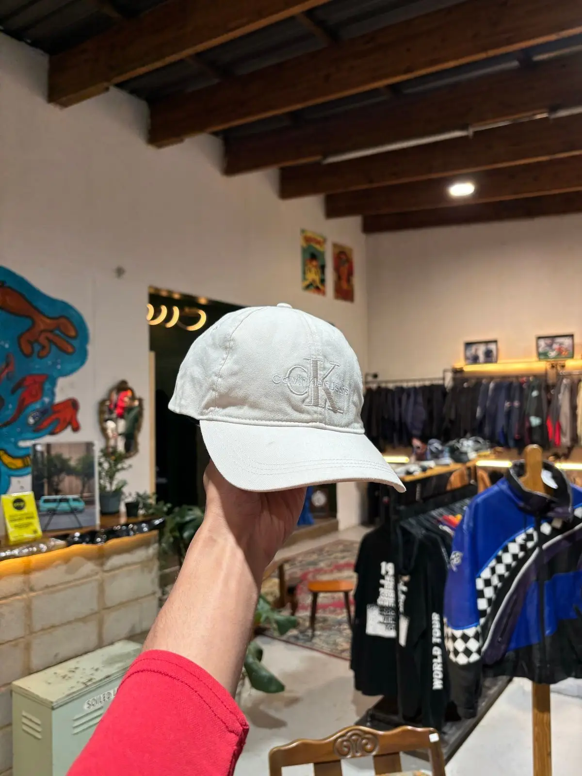 Calvin Klein Jeans Cream Cap