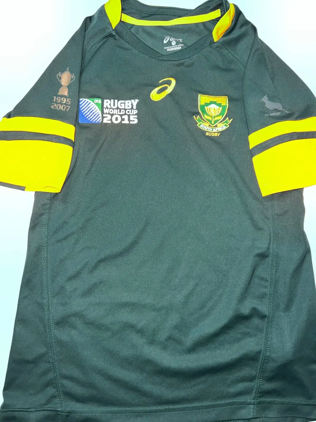 Asics South Africa Springboks 2015 Rugby World Cup Jersey
