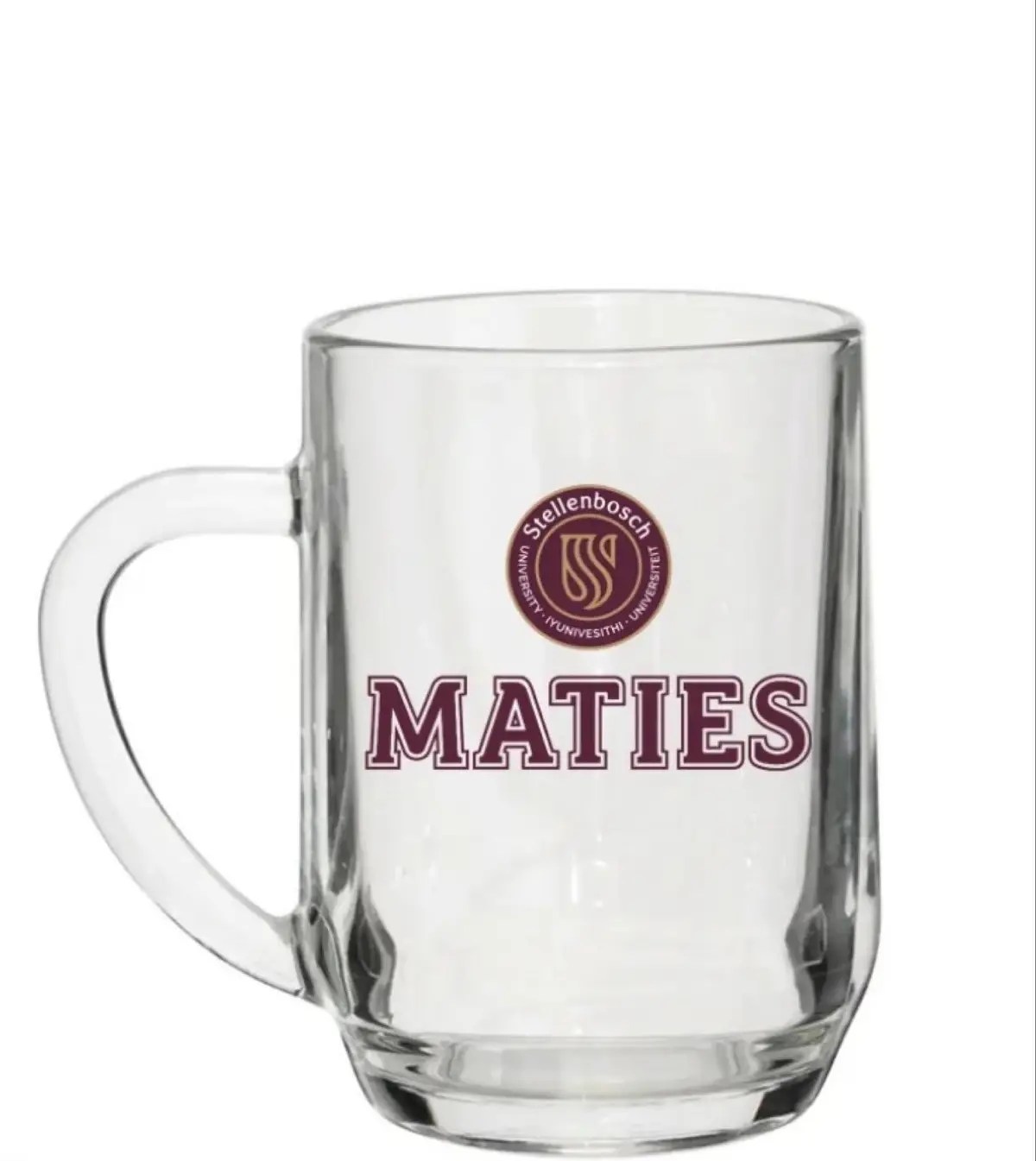 Stellenbosch University Maties Glass Mug