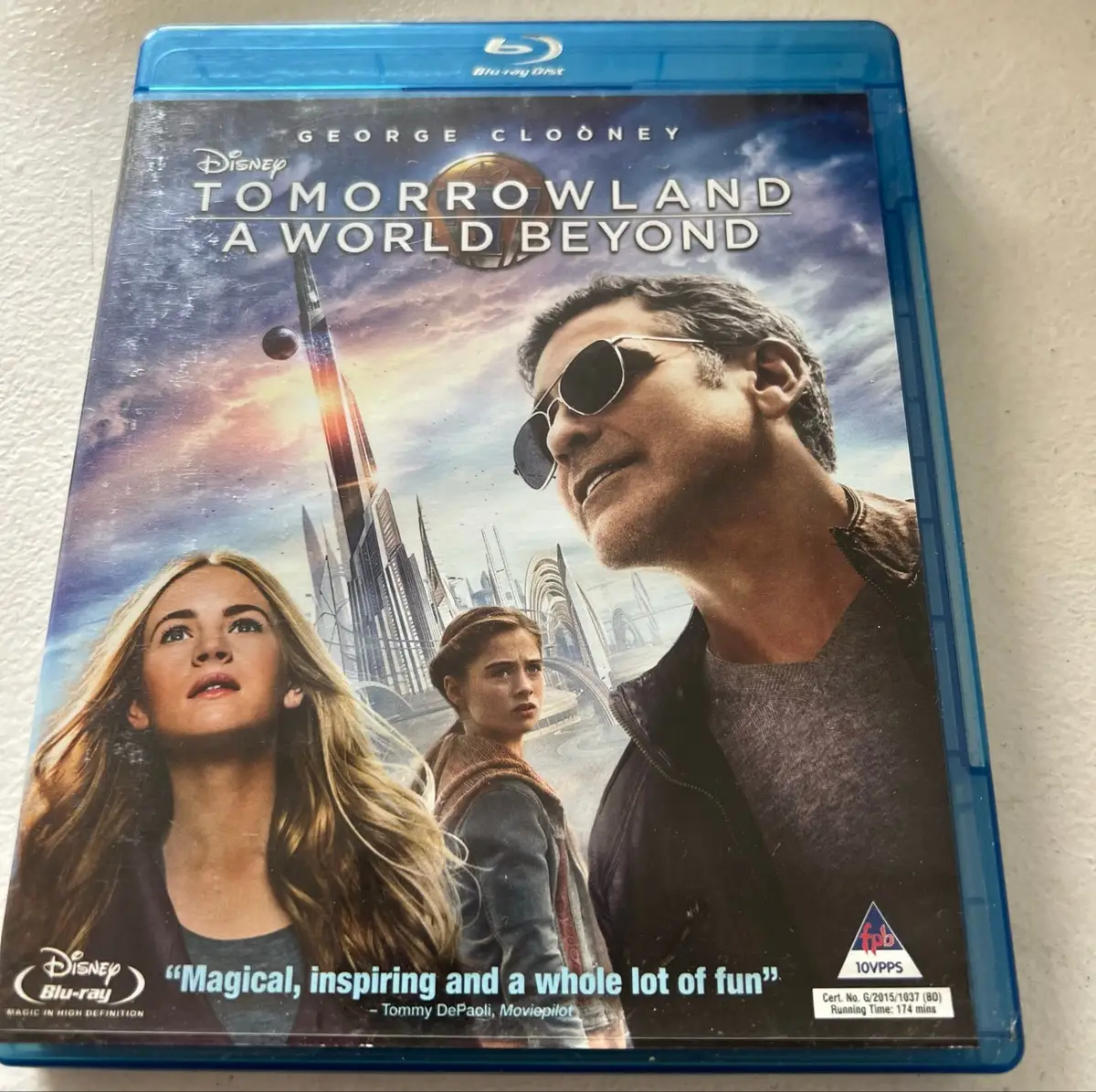 Disney Tomorrowland A World Beyond Blu-ray