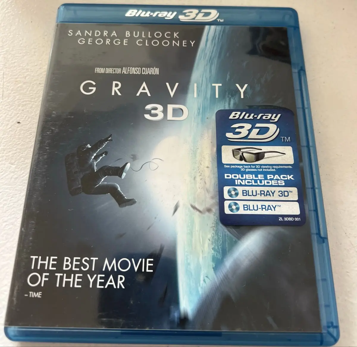 Gravity 3D Blu-ray Movie Double Pack