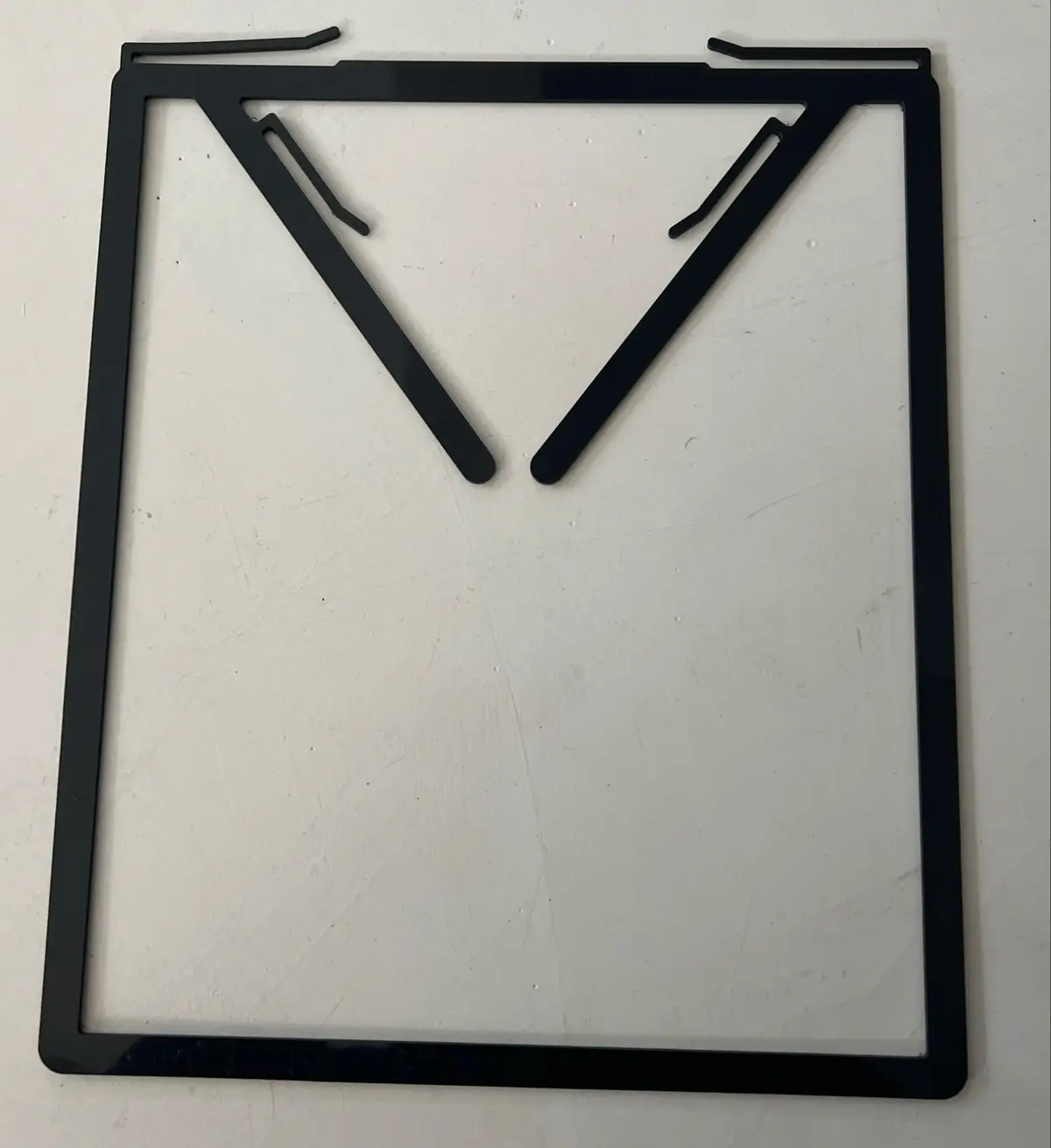 Black Plastic T-Shirt Folding Board