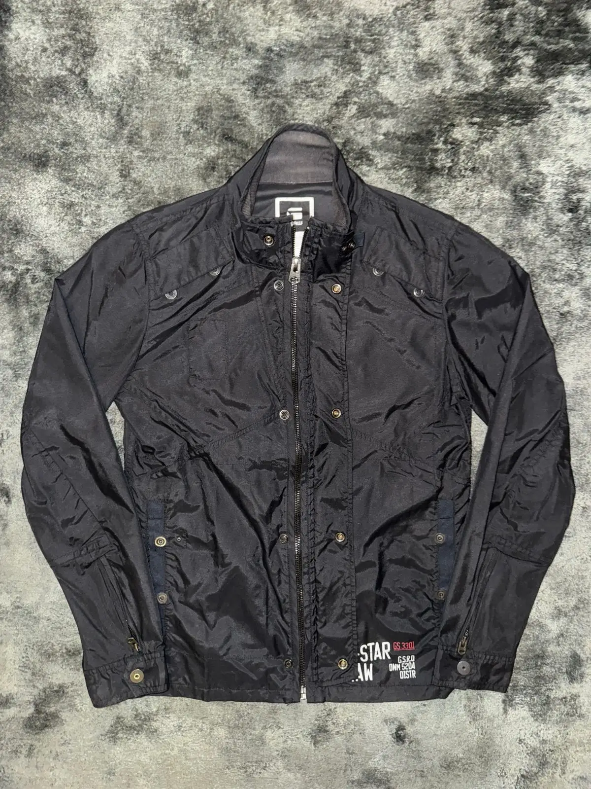 G-Star RAW Black Nylon Jacket Size M