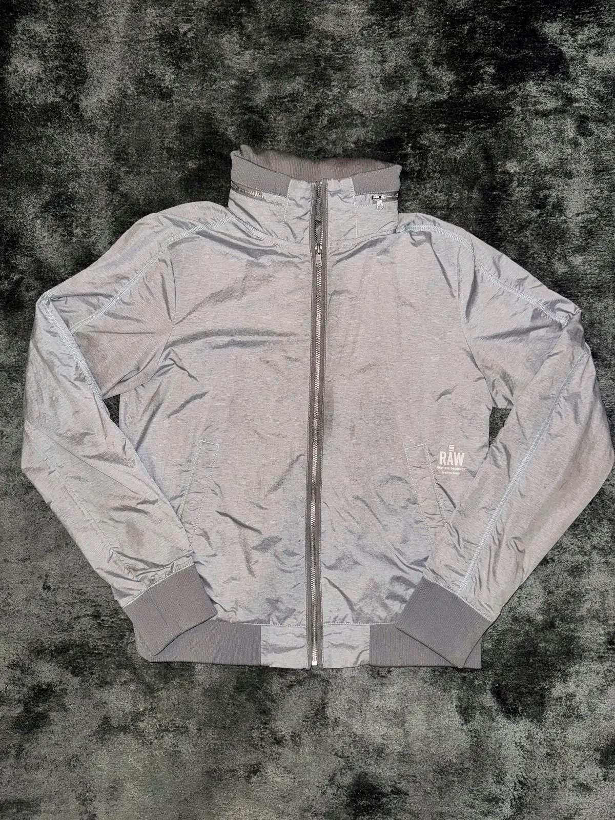 G-Star RAW Light Grey Windbreaker Jacket M