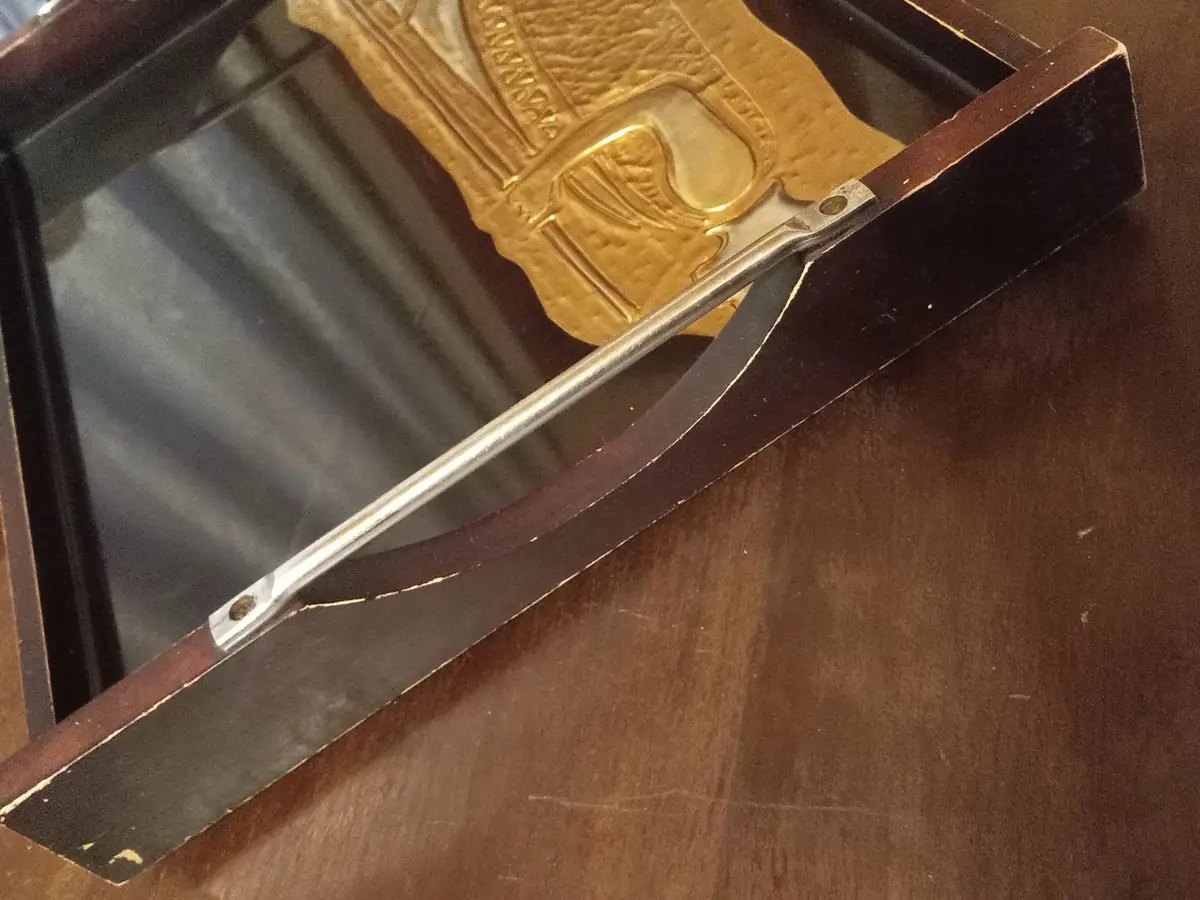 Carved Angel Relief Sculpture in Wooden Frame