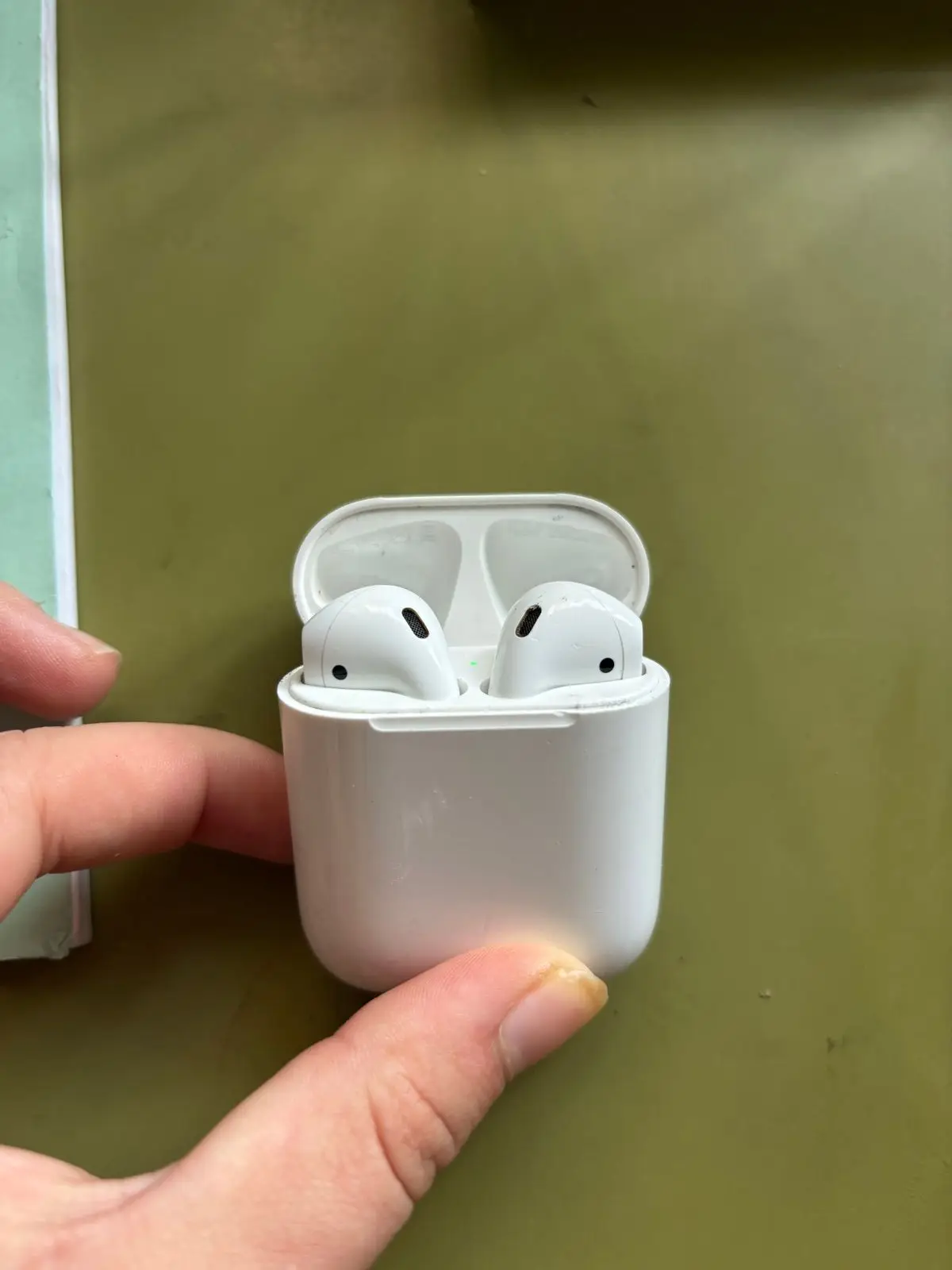 Apple AirPods Pro with Typo Mint Case