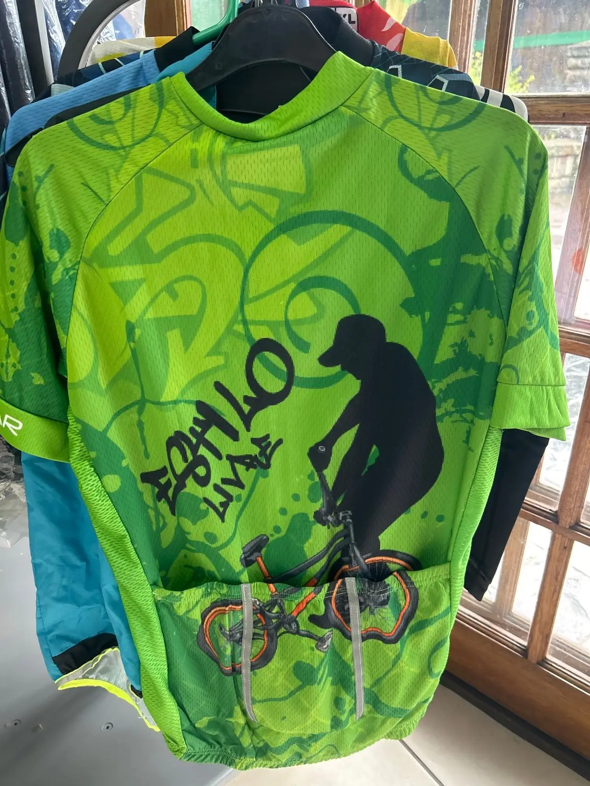 Weimostar Super Bike Cycling Jersey Lime Green