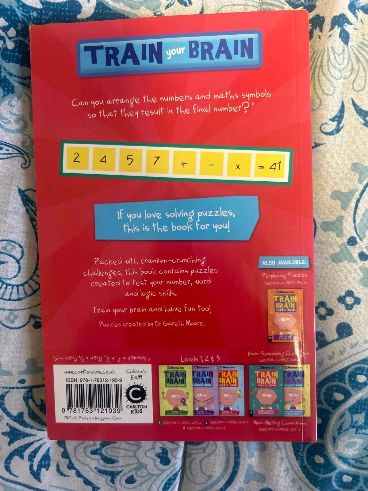Mensa Kids Train Your Brain Puzzle Book