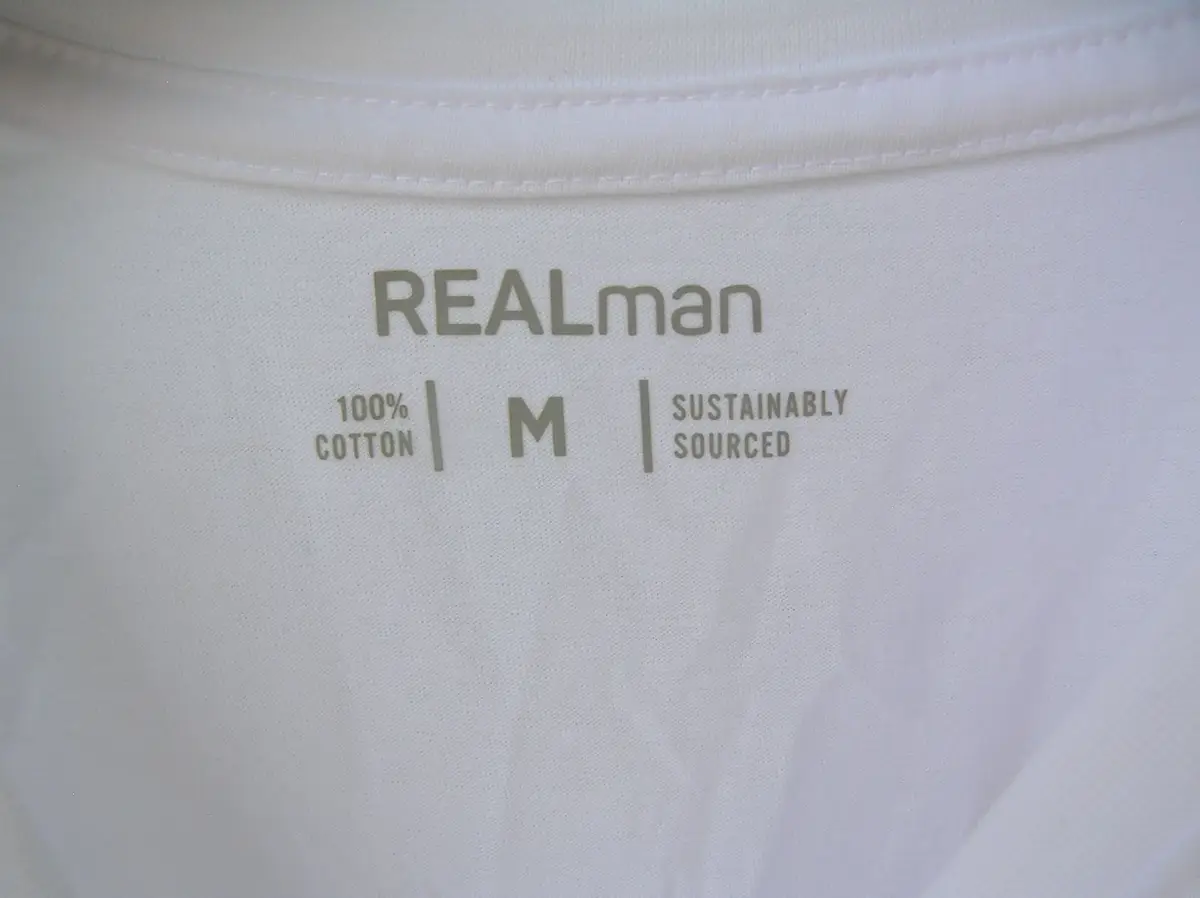 REALman White Graphic T-Shirt M