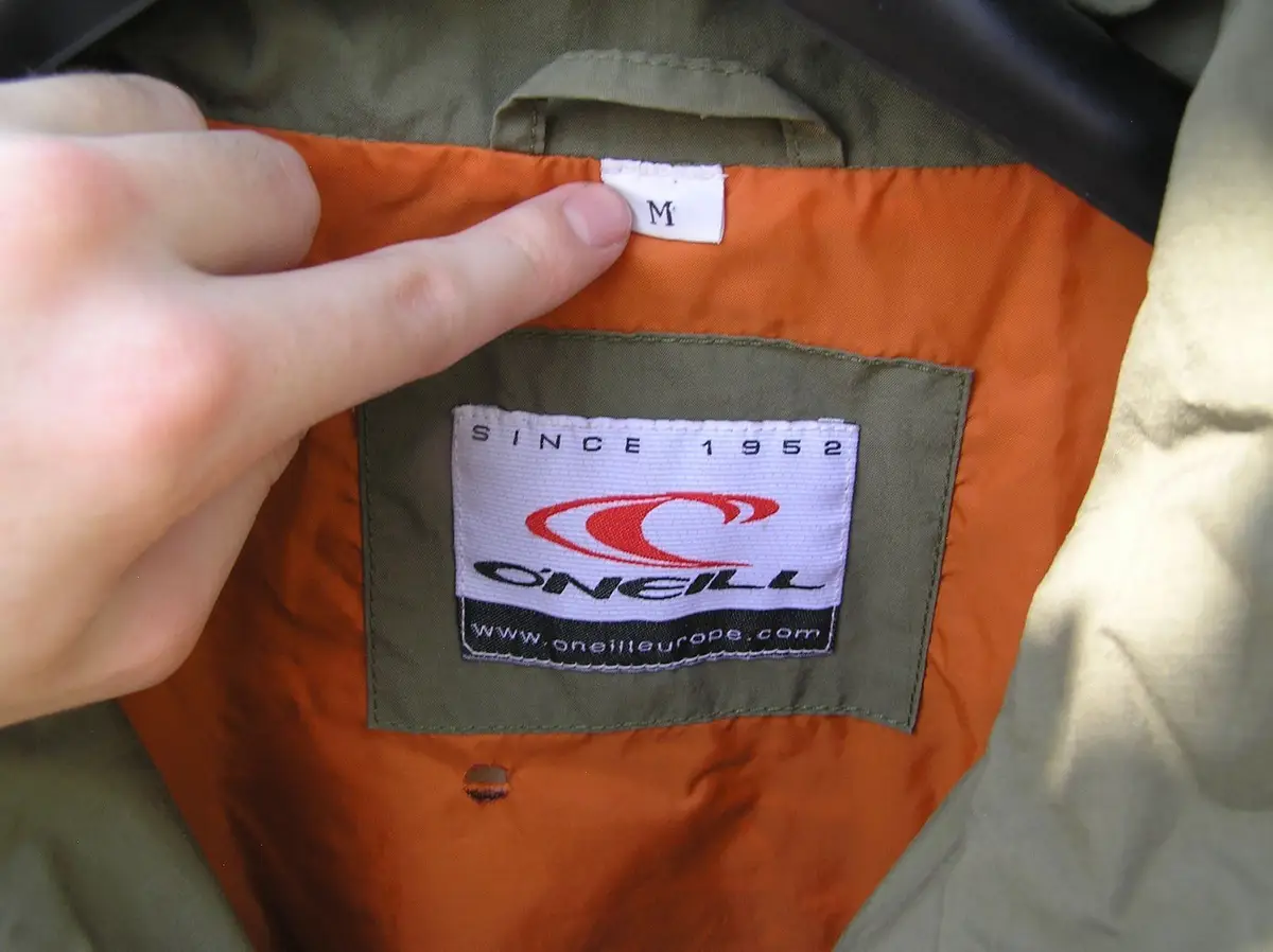 O'Neill Grey Windbreaker Jacket Size M