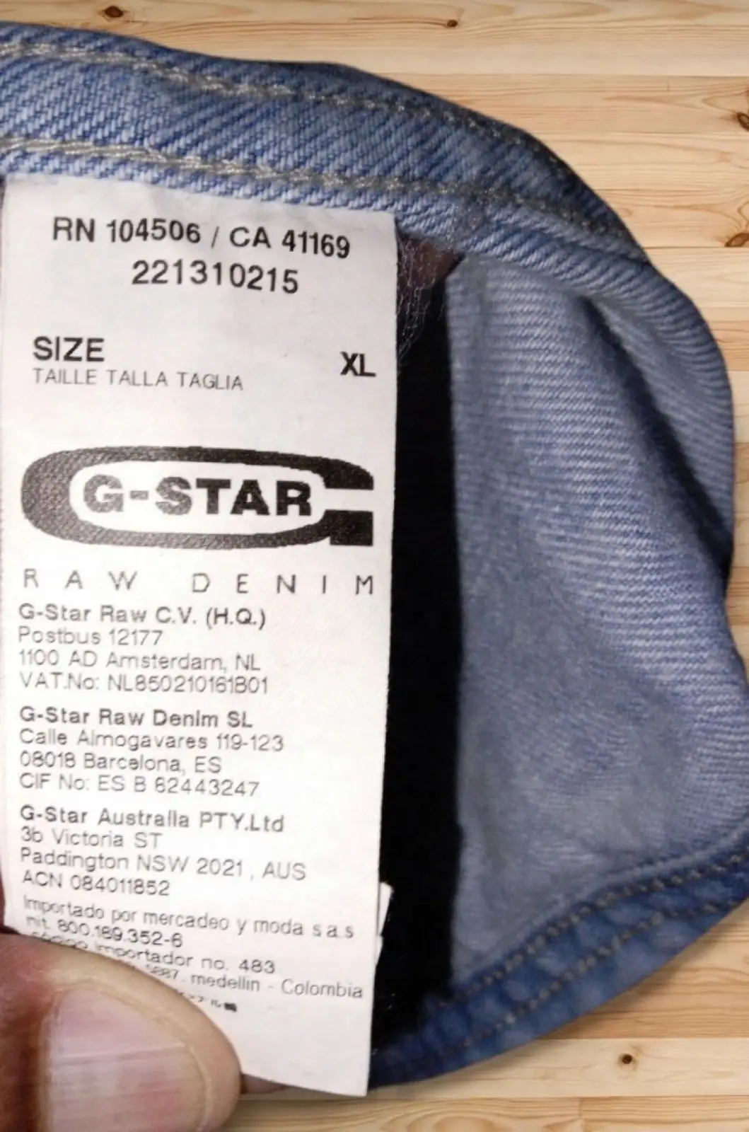 G-Star RAW Item — Size XL
