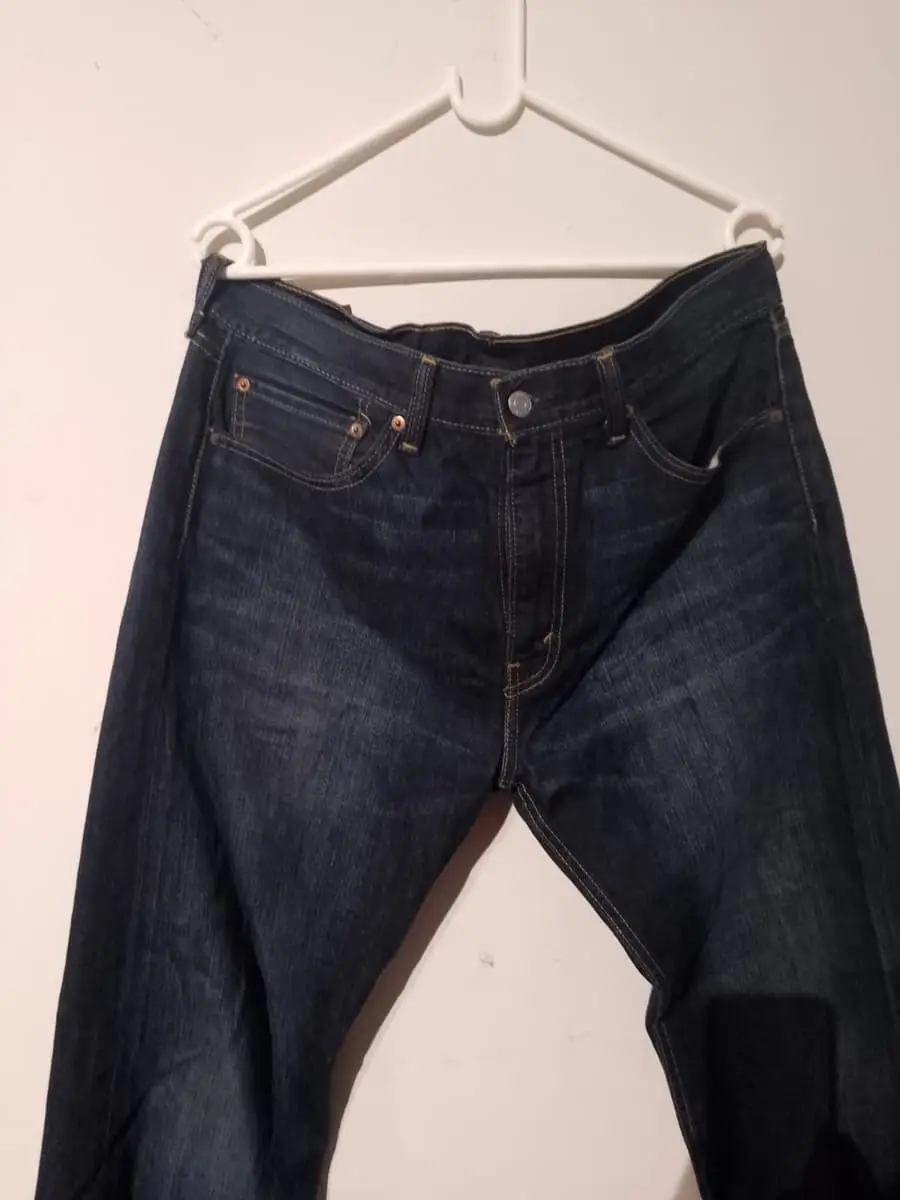 Levi's Levi’s 505 Regular Fit Jeans - Dark Indigo Wash (W34 - Altered Length)