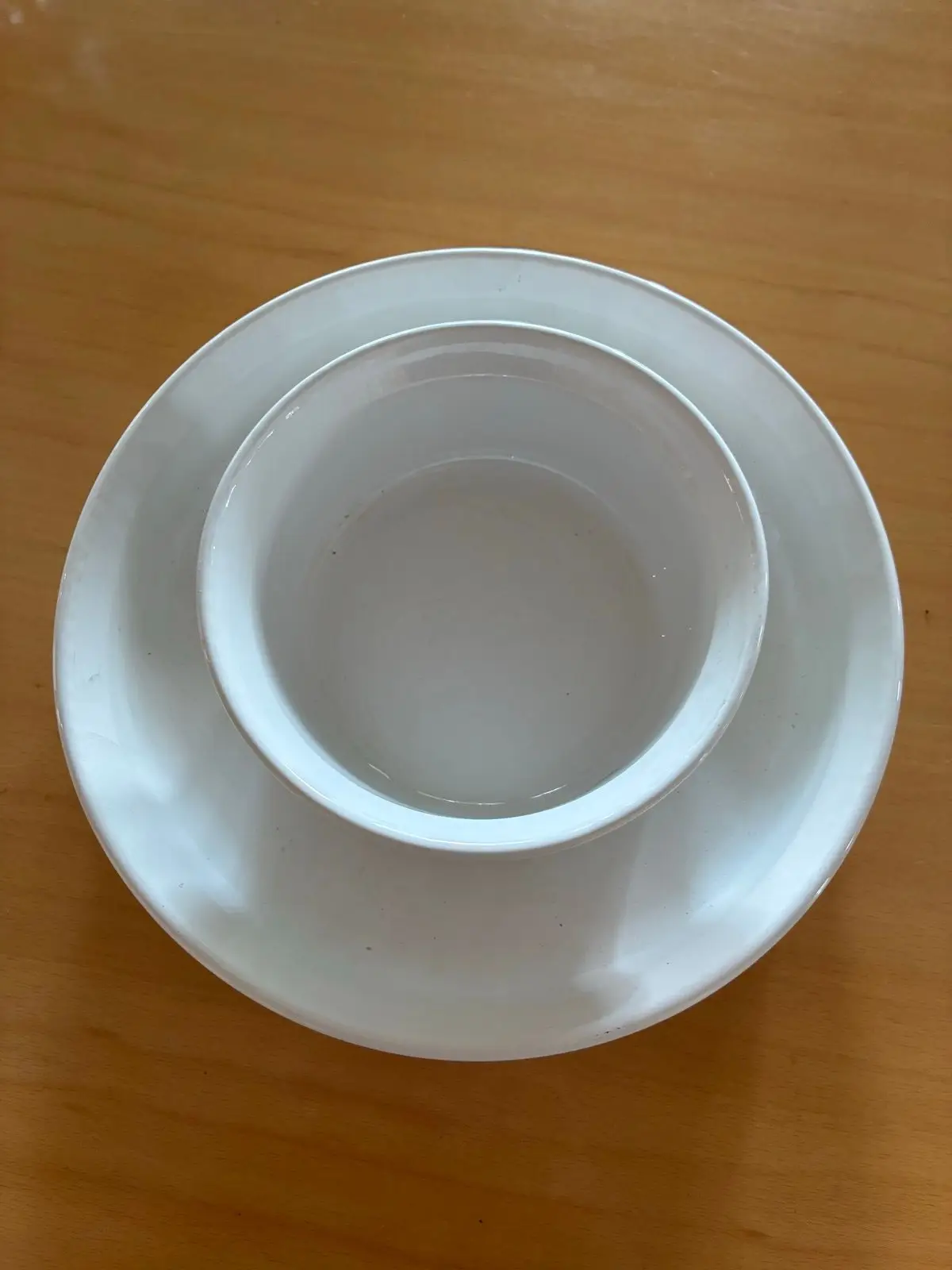 White Ceramic Fluted Ramekin
