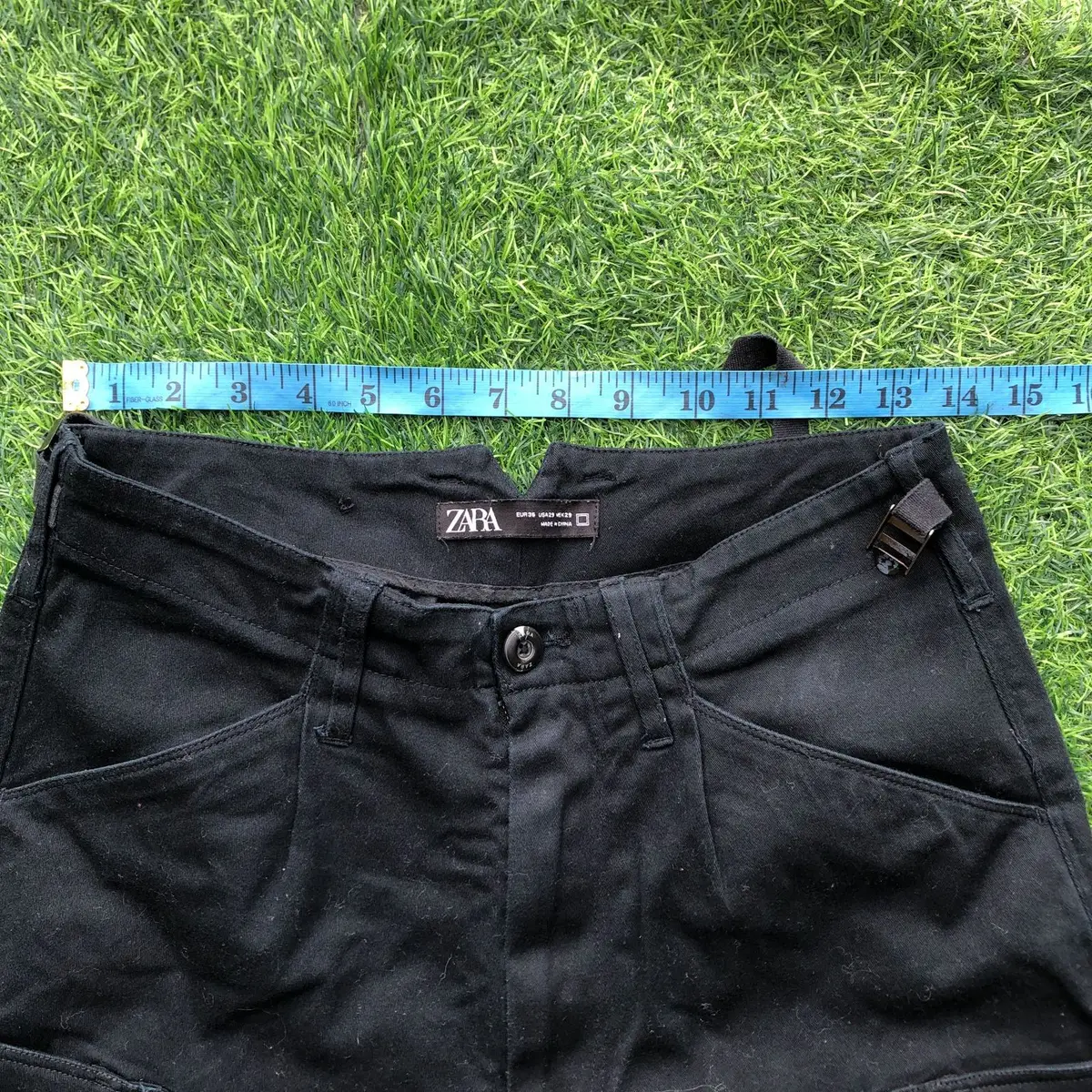 Zara Black Cargo Pants 11-12 Years
