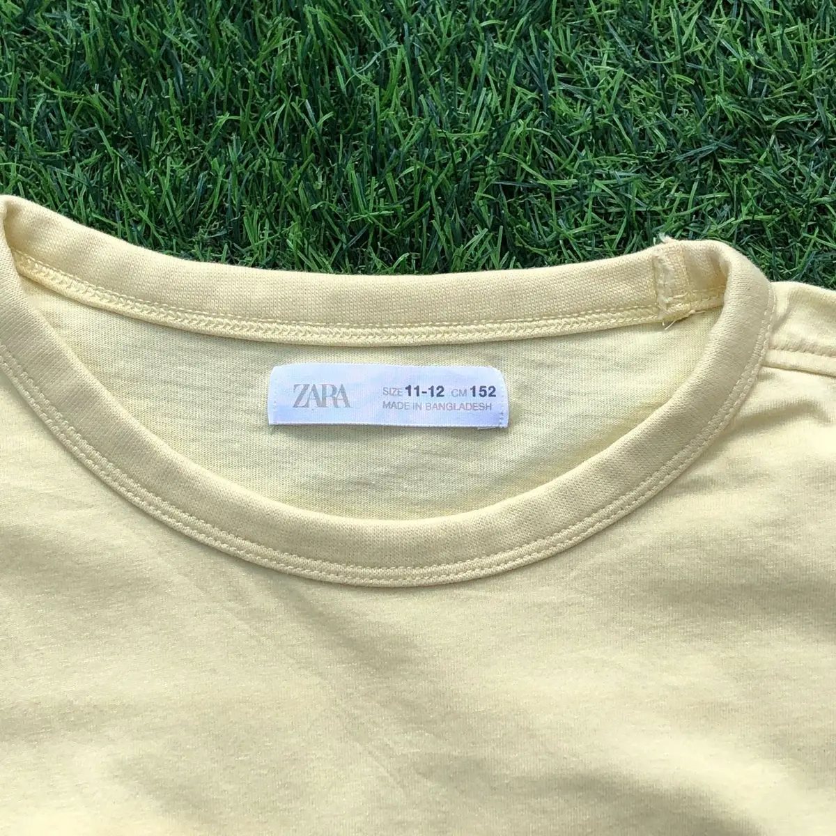 Zara Kids Yellow Utility Pocket T-Shirt
