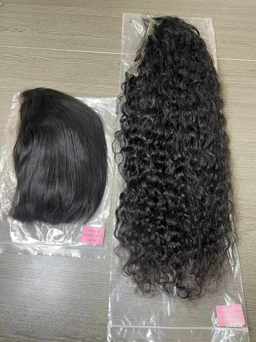 Pearl's hair 8 inch( Water Wave) and 22 inch(DD straight)