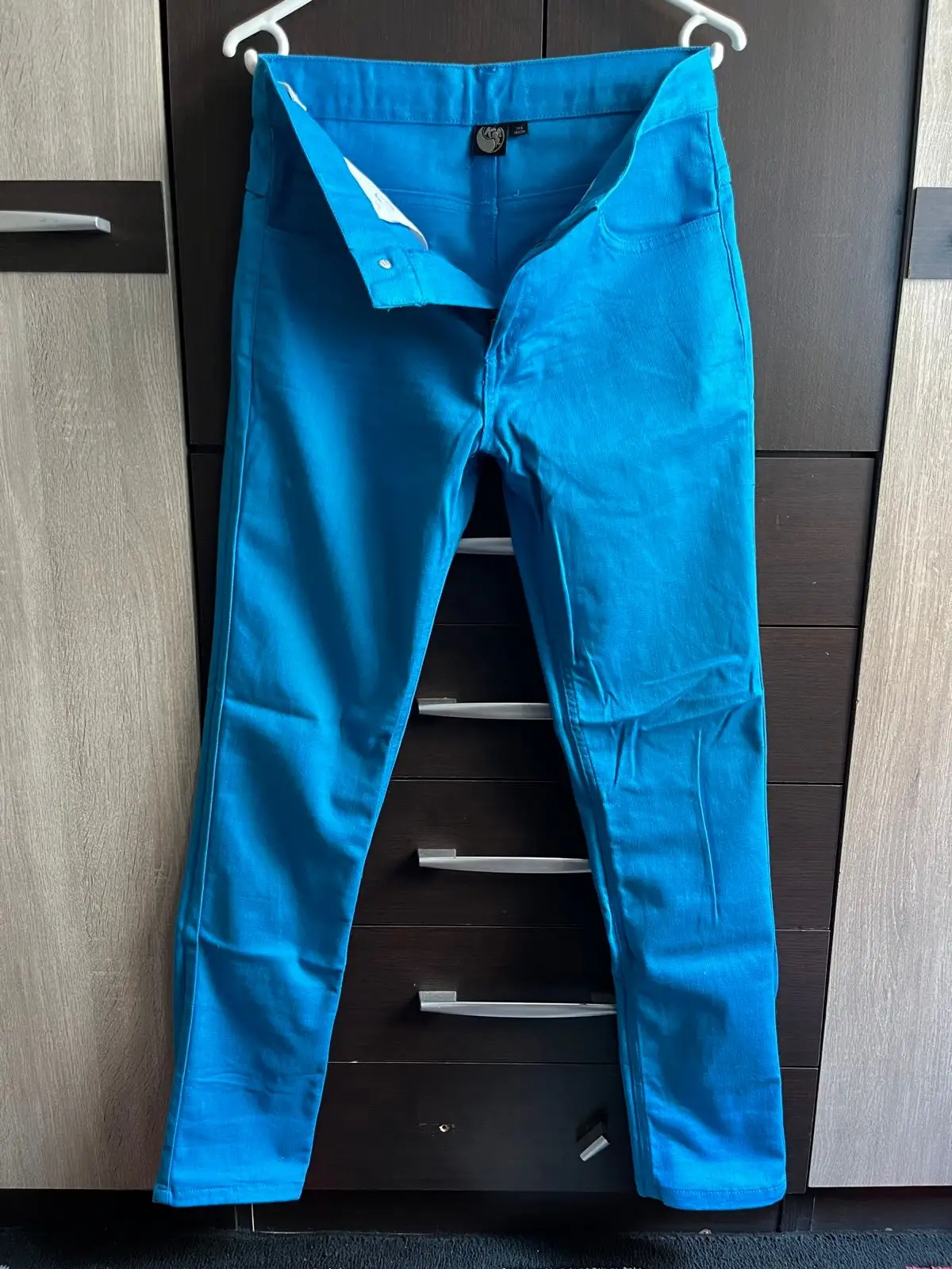 H&M Bright Blue Slim Pants