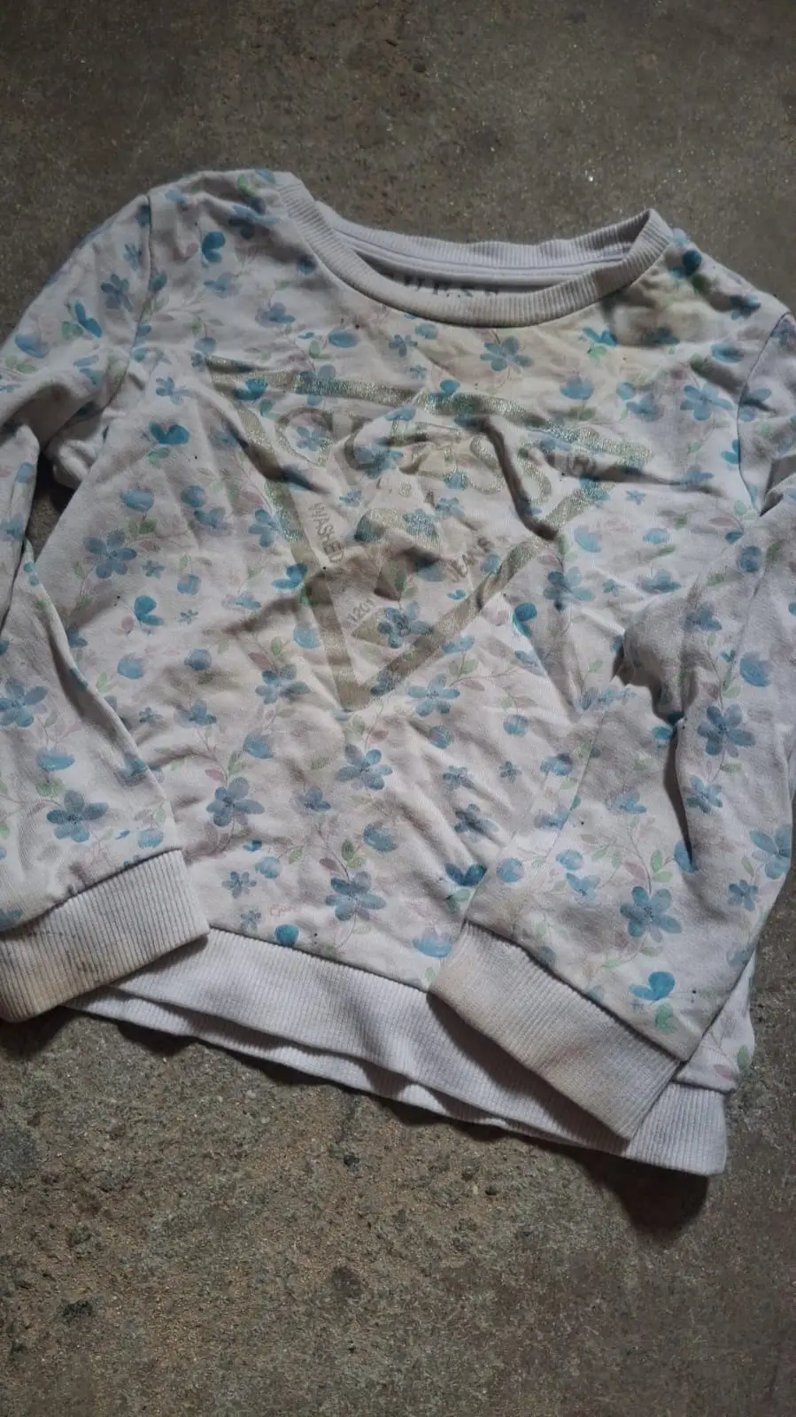 Guess Kids Floral Print Sweatshirt