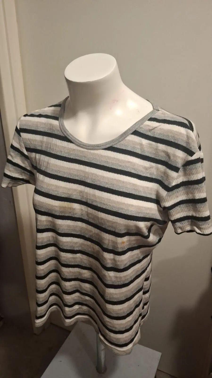 Foschini Striped Short-Sleeve Top Size 14