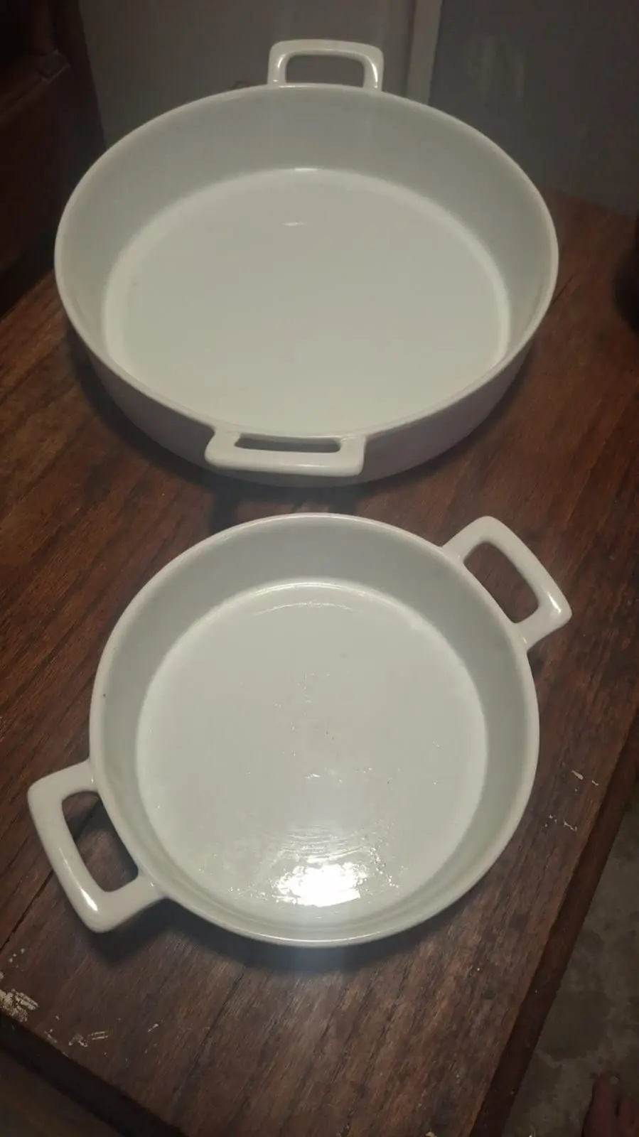 Large White Ceramic Baking Dish