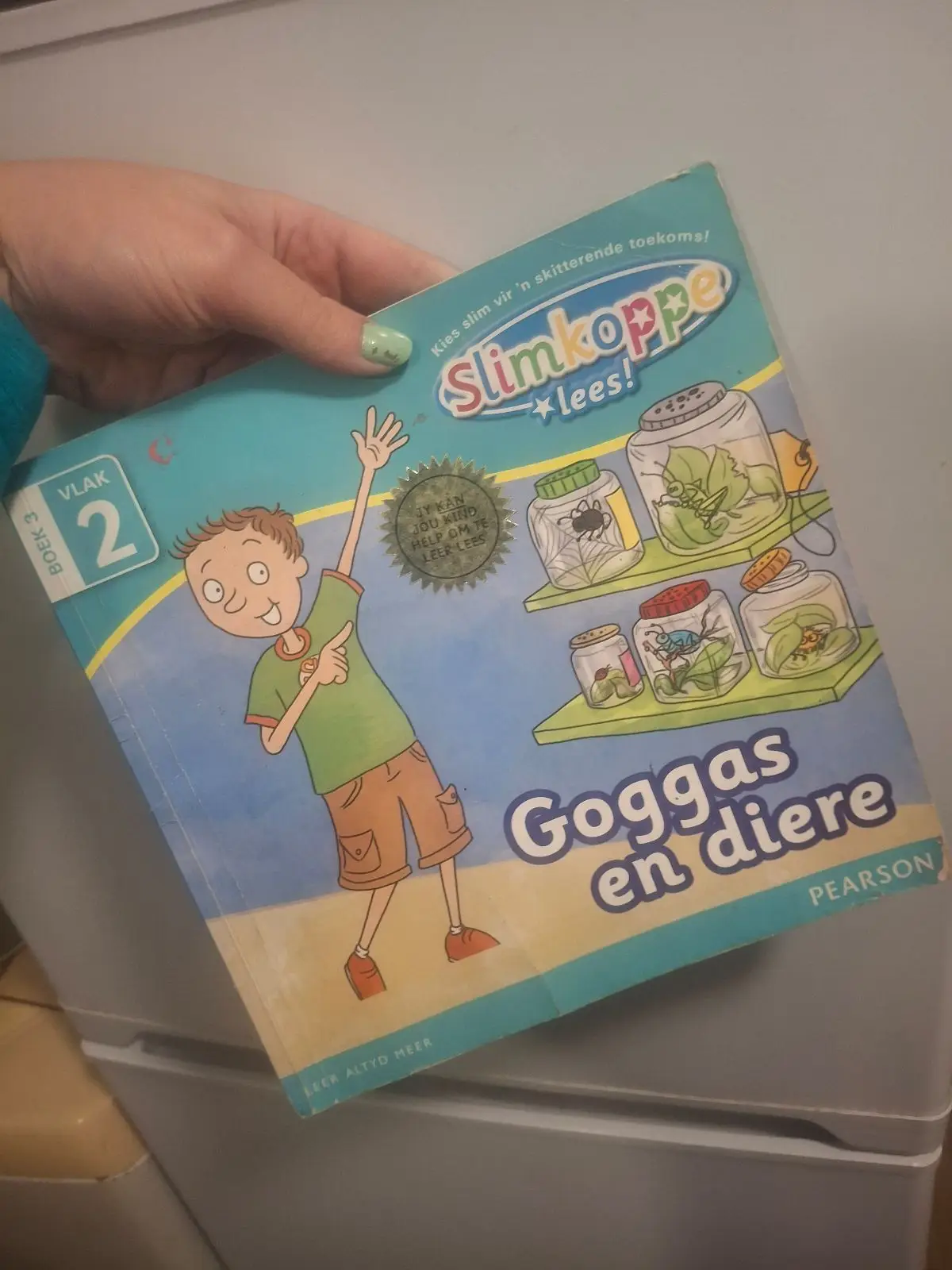 Pearson Slimkoppe Lees: Goggas en diere Vlak 2 Boek 3 Pearson