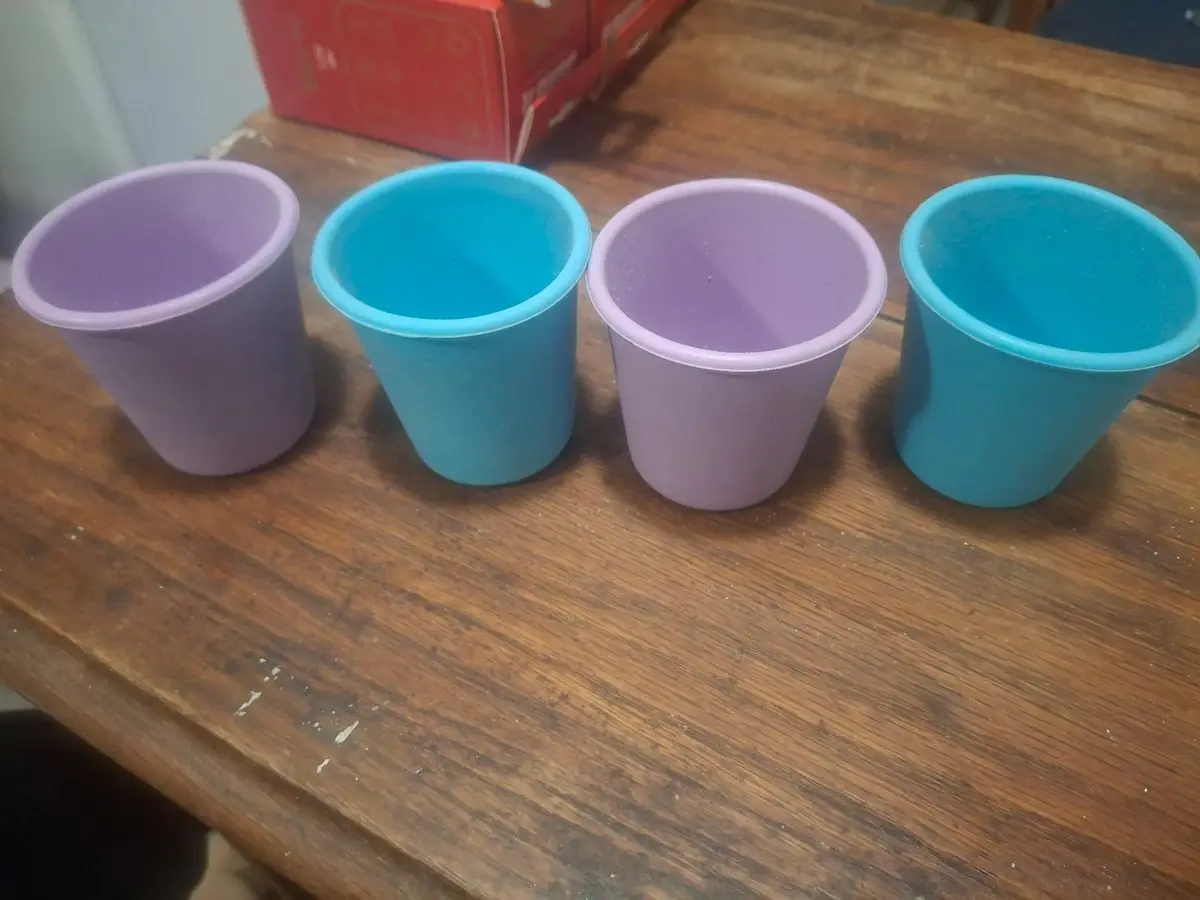 Purple Plastic Tumbler Cup